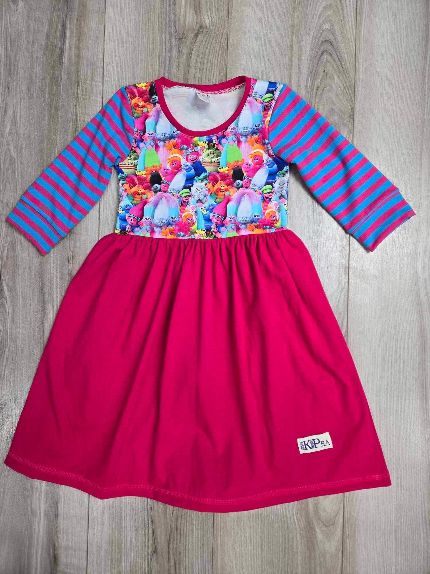 Queen Poppy 3/4 sleeve Lap Dress (ships in 2 weeks)