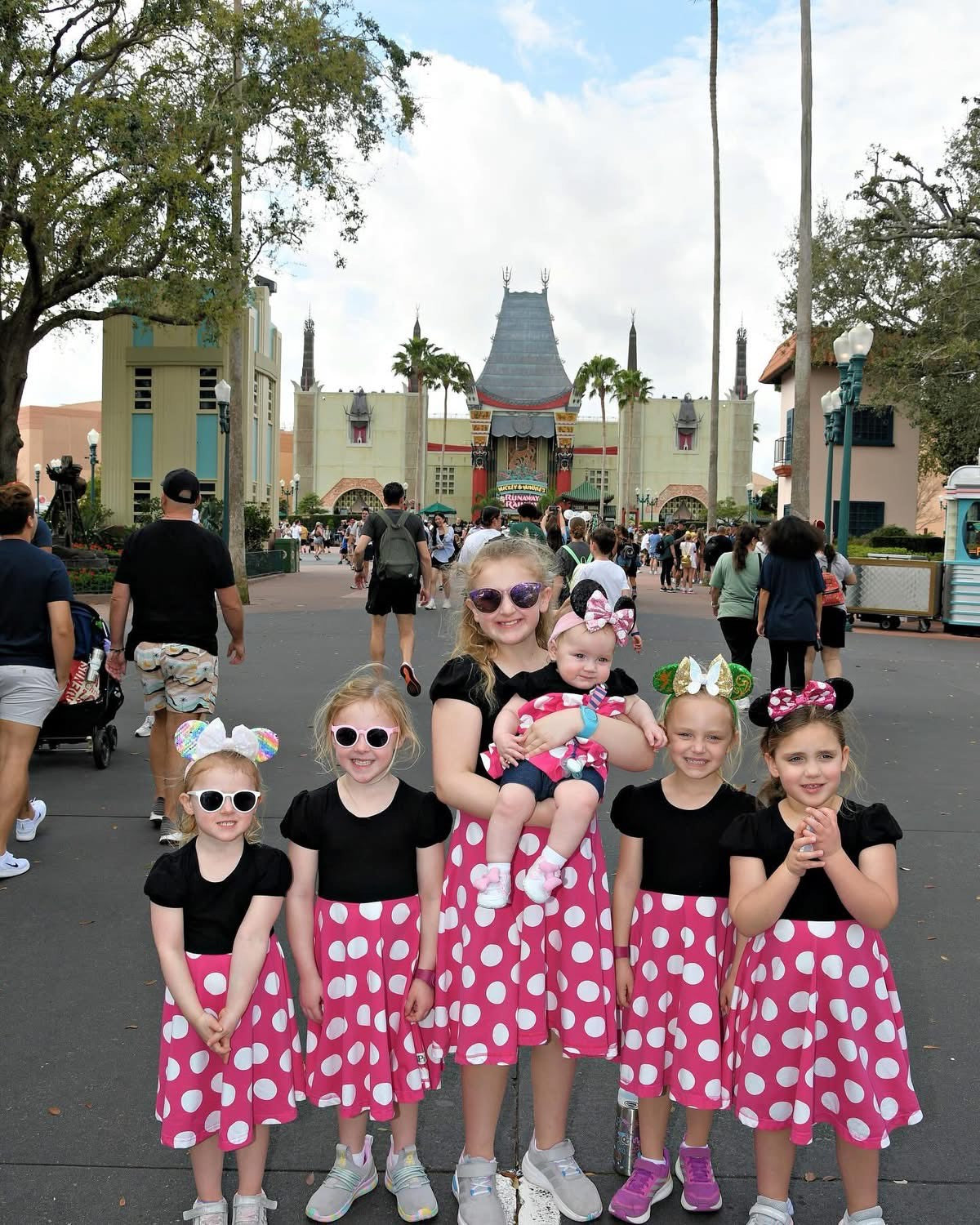 Classic Minnie Puff Sleeved Lap Dress (ships in 2 weeks)