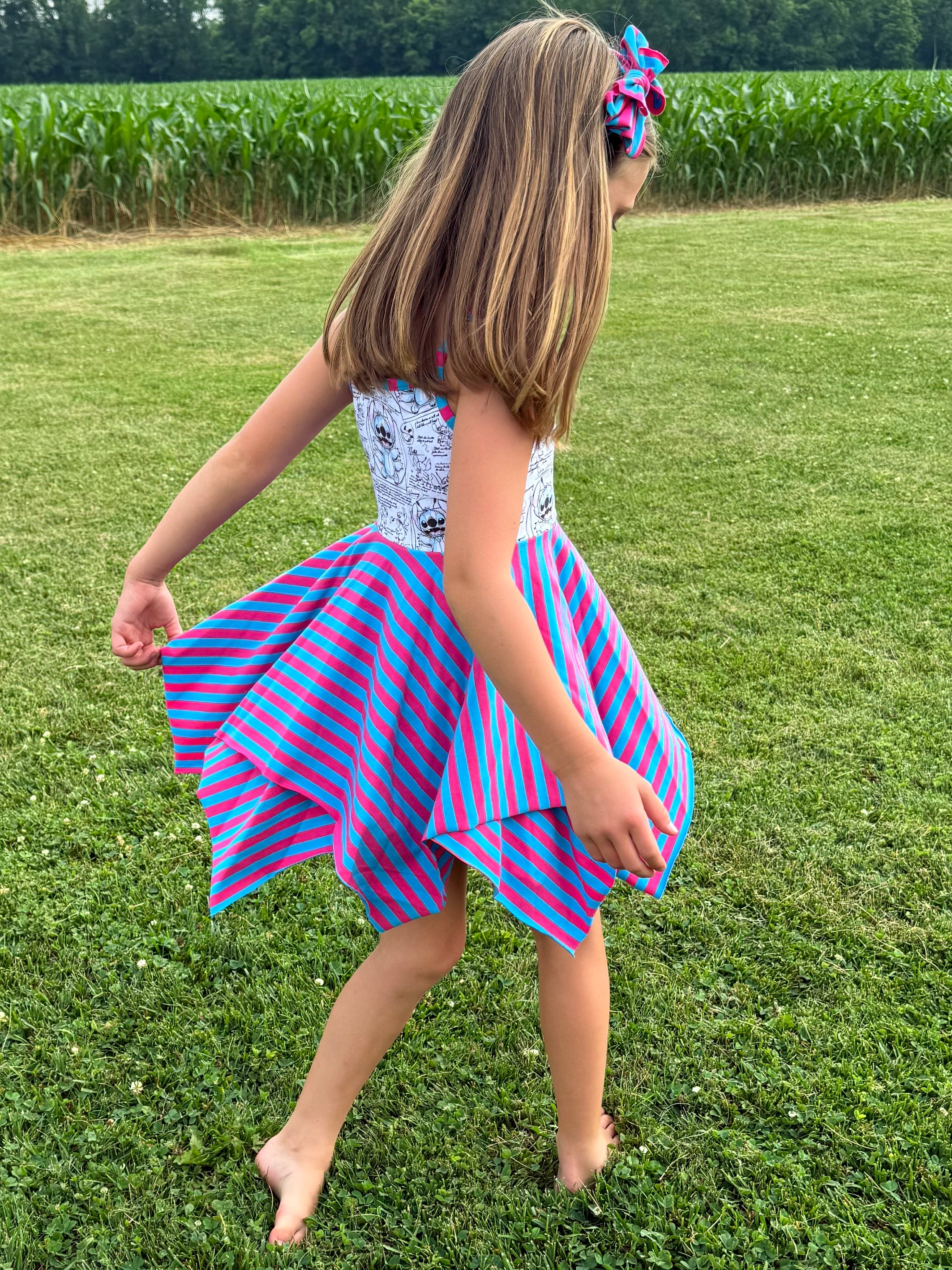 Little Monster tank petal Lap Dress