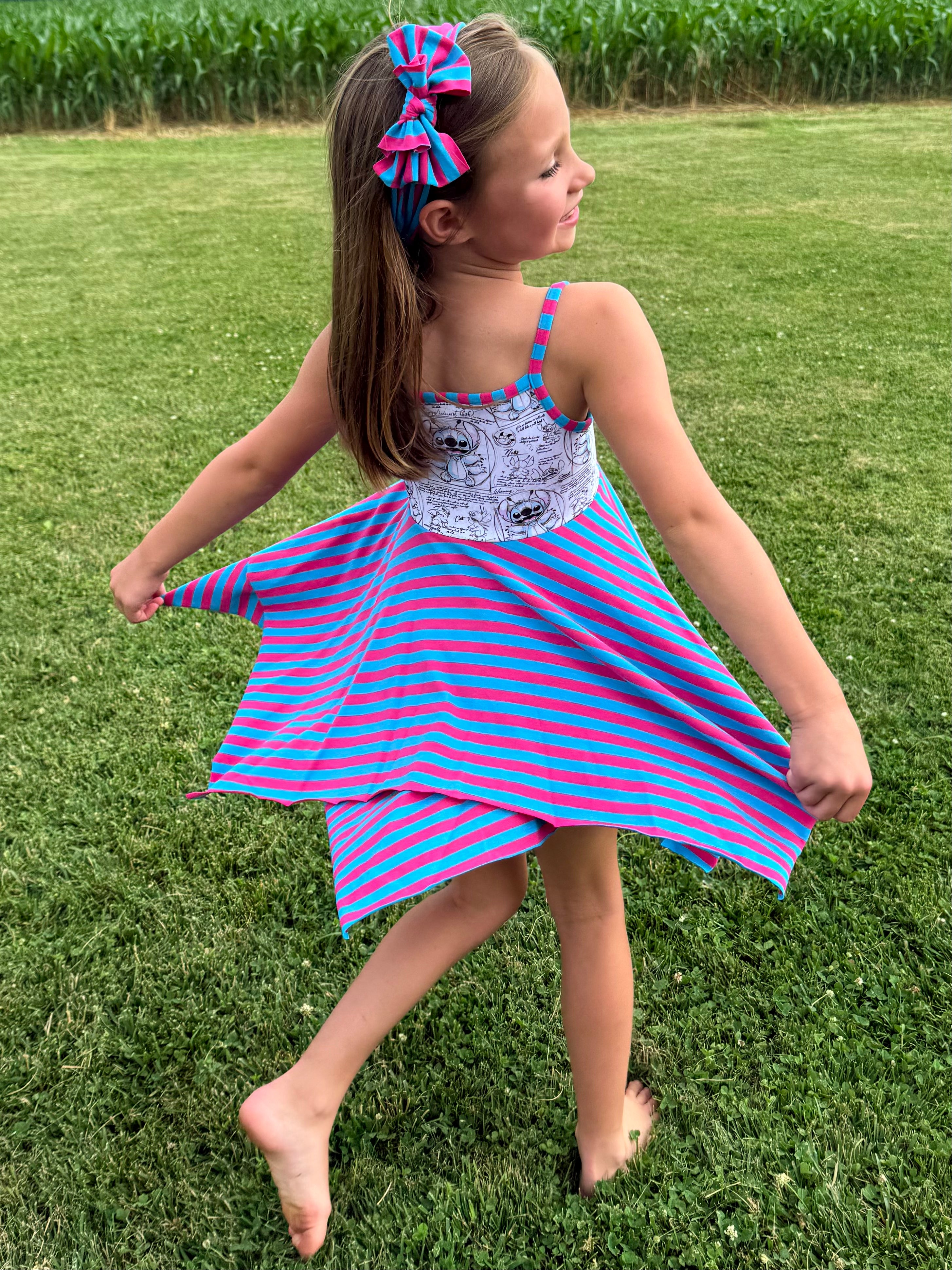 Little Monster tank petal Lap Dress