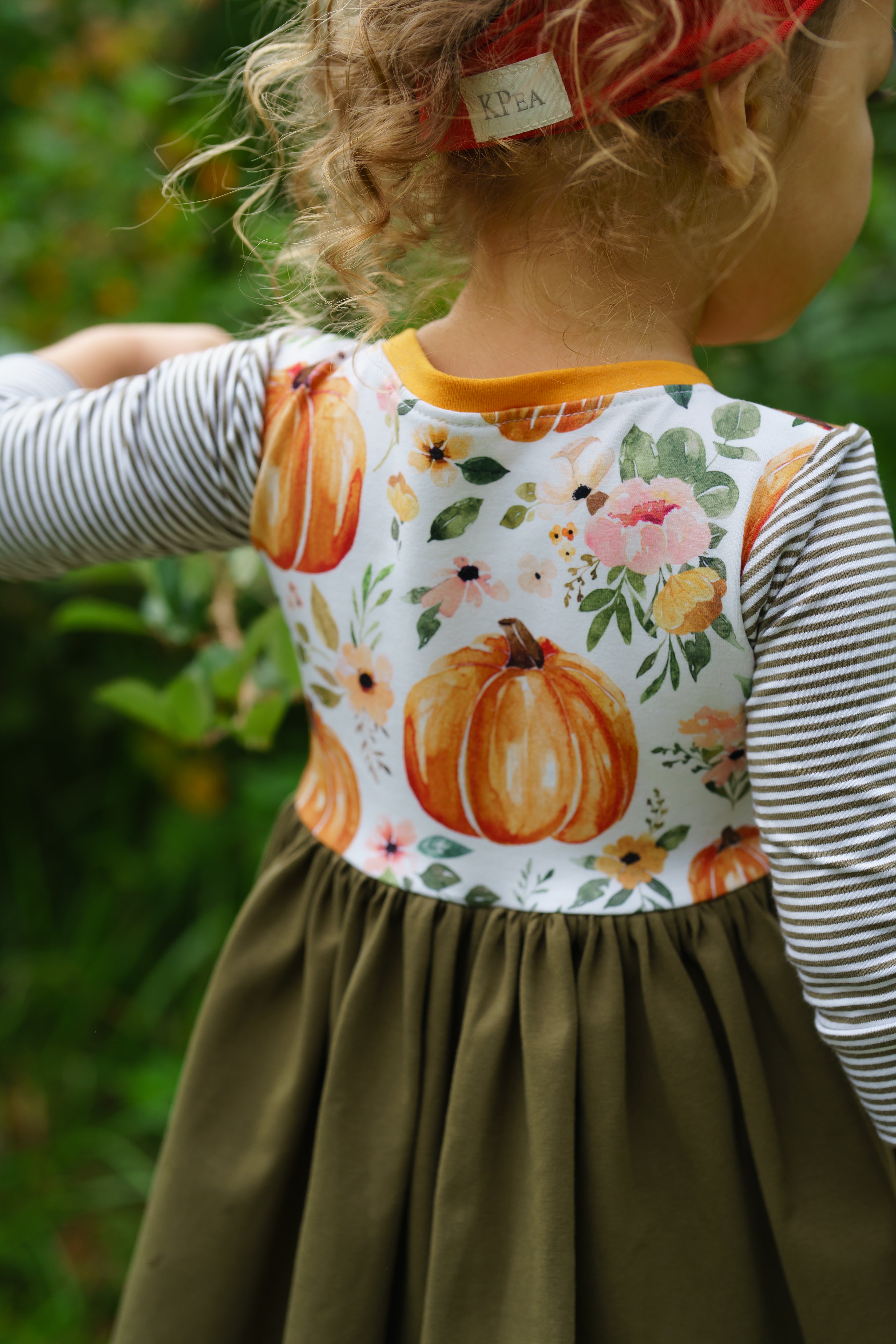 Little Gourd Blossom 3/4 sleeve Lap Dress (ships in 2 weeks)