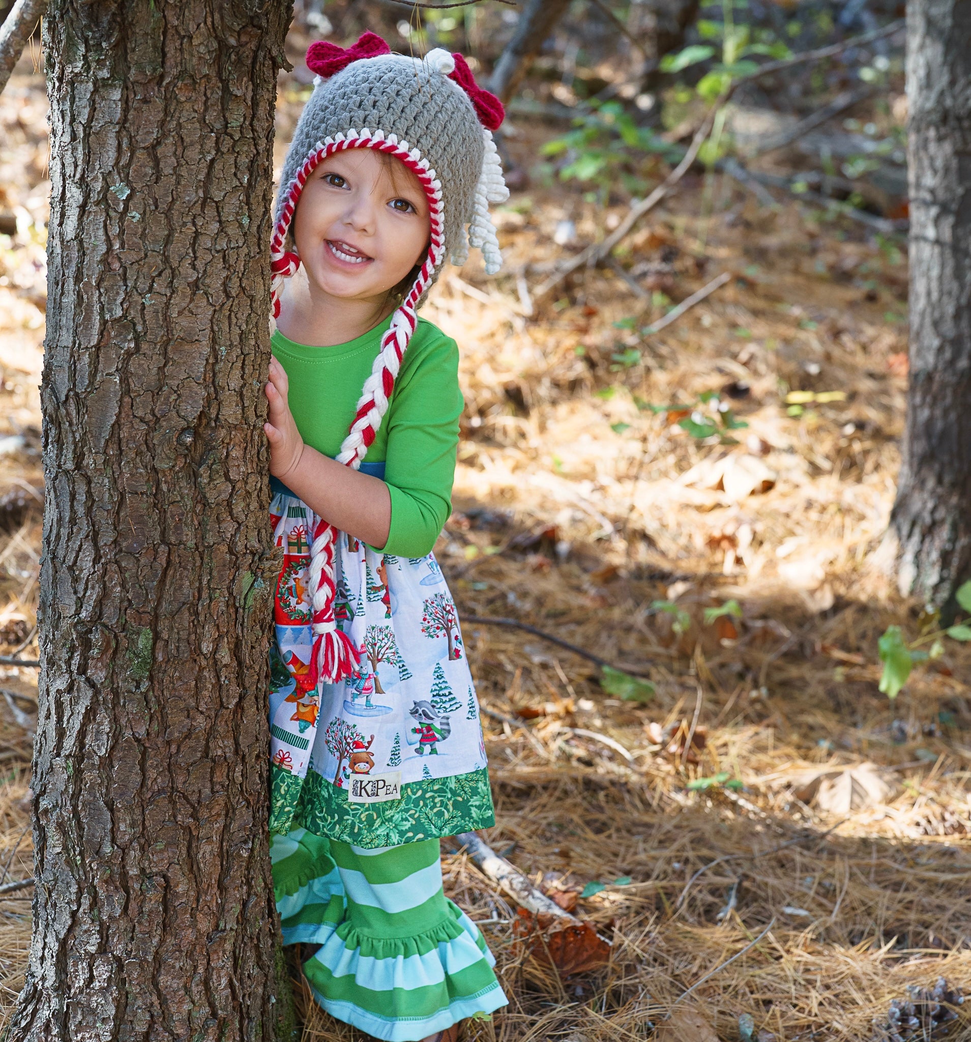 Merry & Bright 3/4 Sleeved Twirl Dress (ships in 2 weeks)