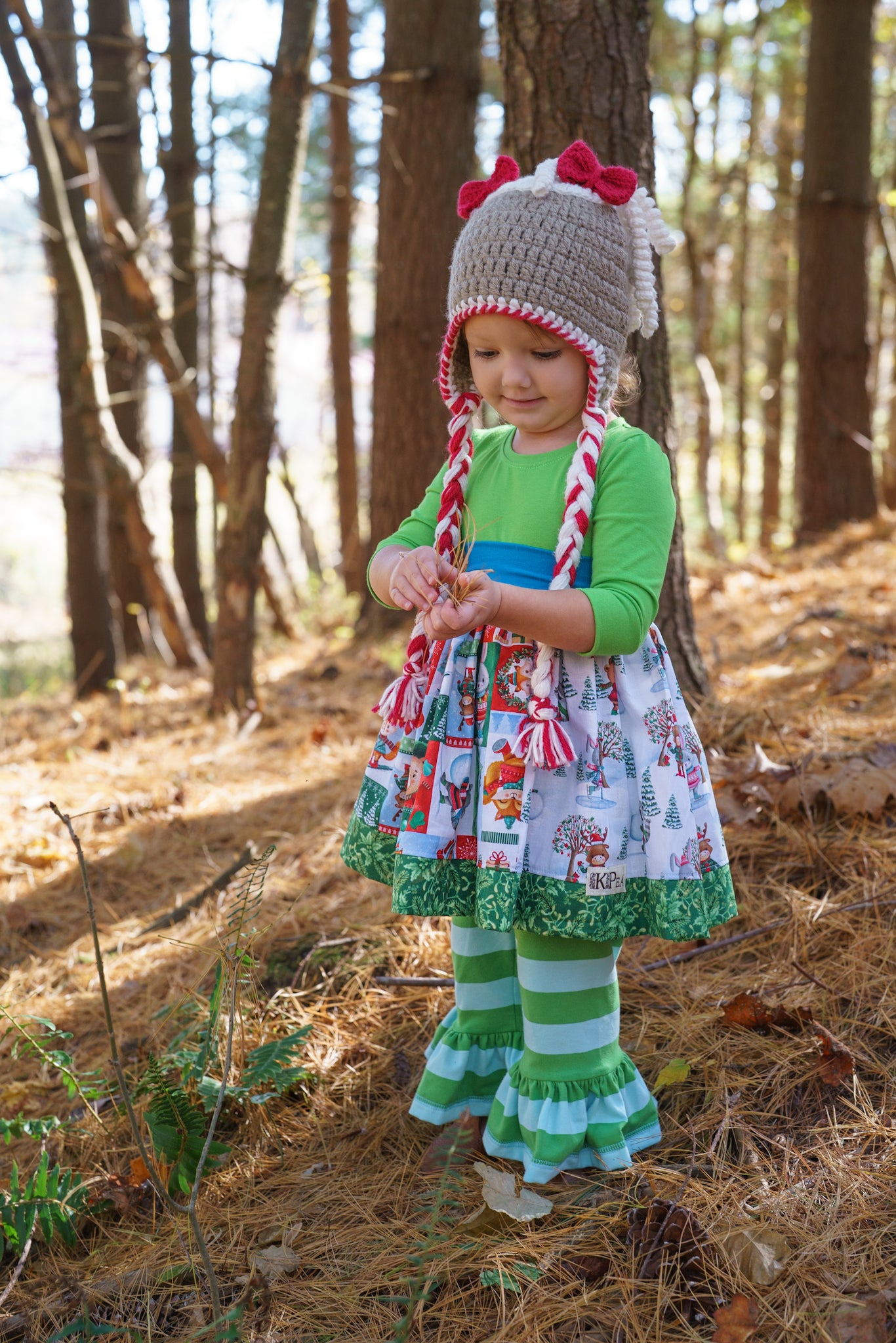 Merry & Bright 3/4 Sleeved Twirl Dress (ships in 2 weeks)