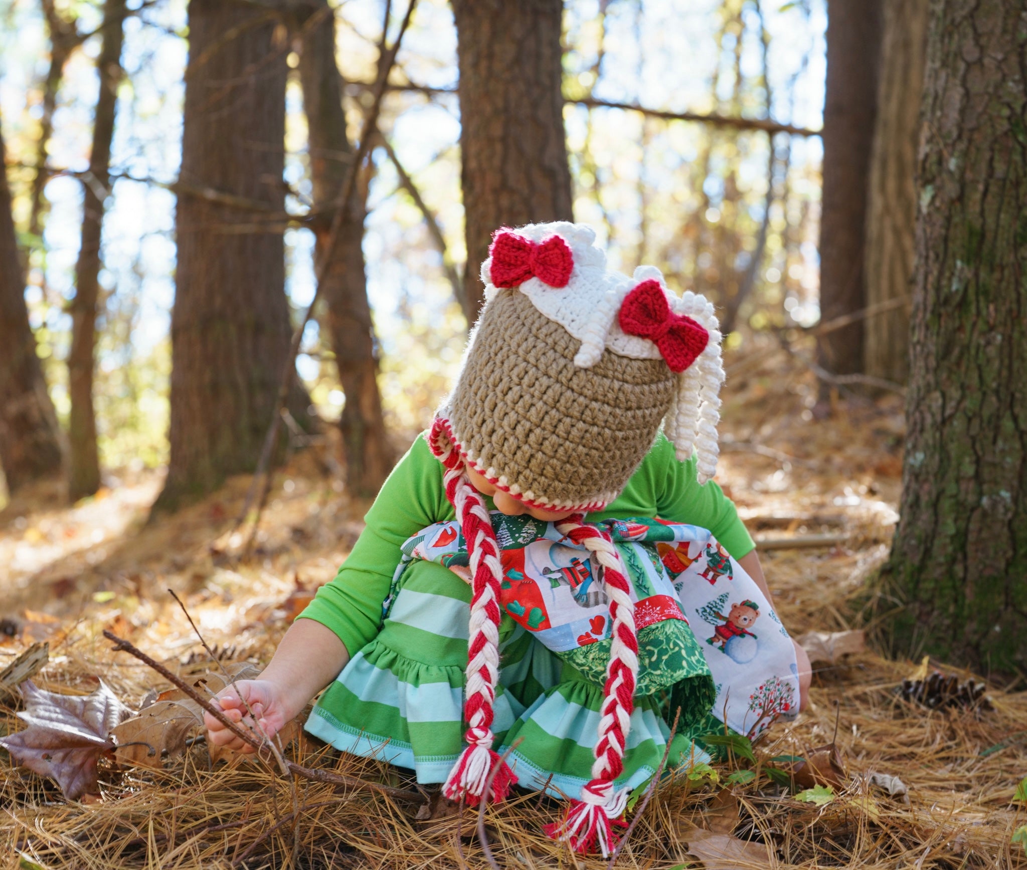 Merry & Bright 3/4 Sleeved Twirl Dress (ships in 2 weeks)