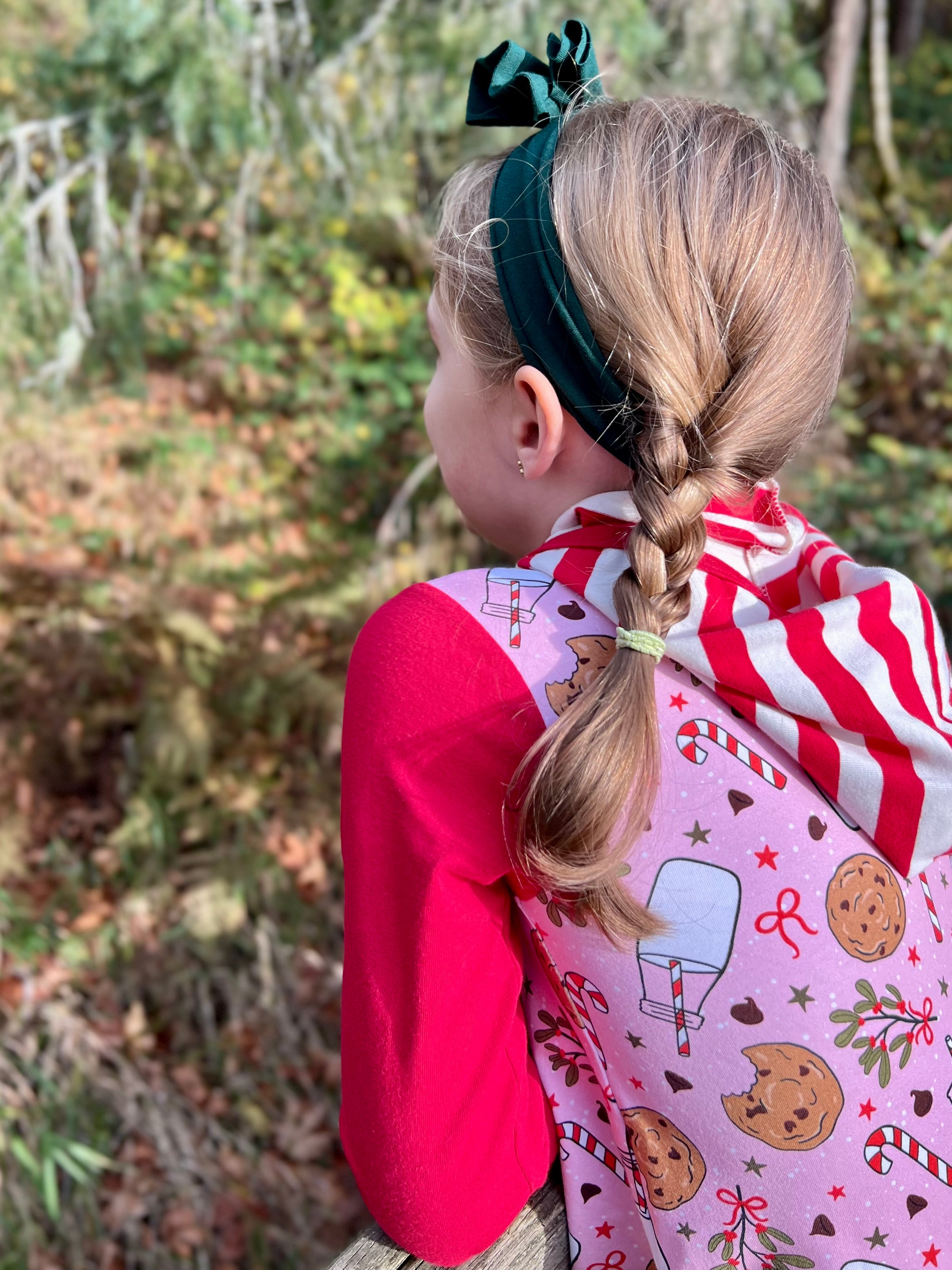 Crumble Claus Long Sleeve Hooded Tunic (ships in 2 weeks)