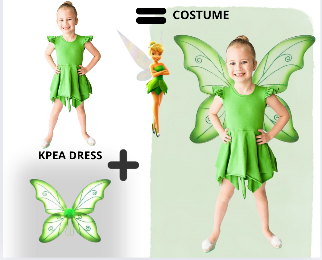 Tink Petal skirt Lap Dress