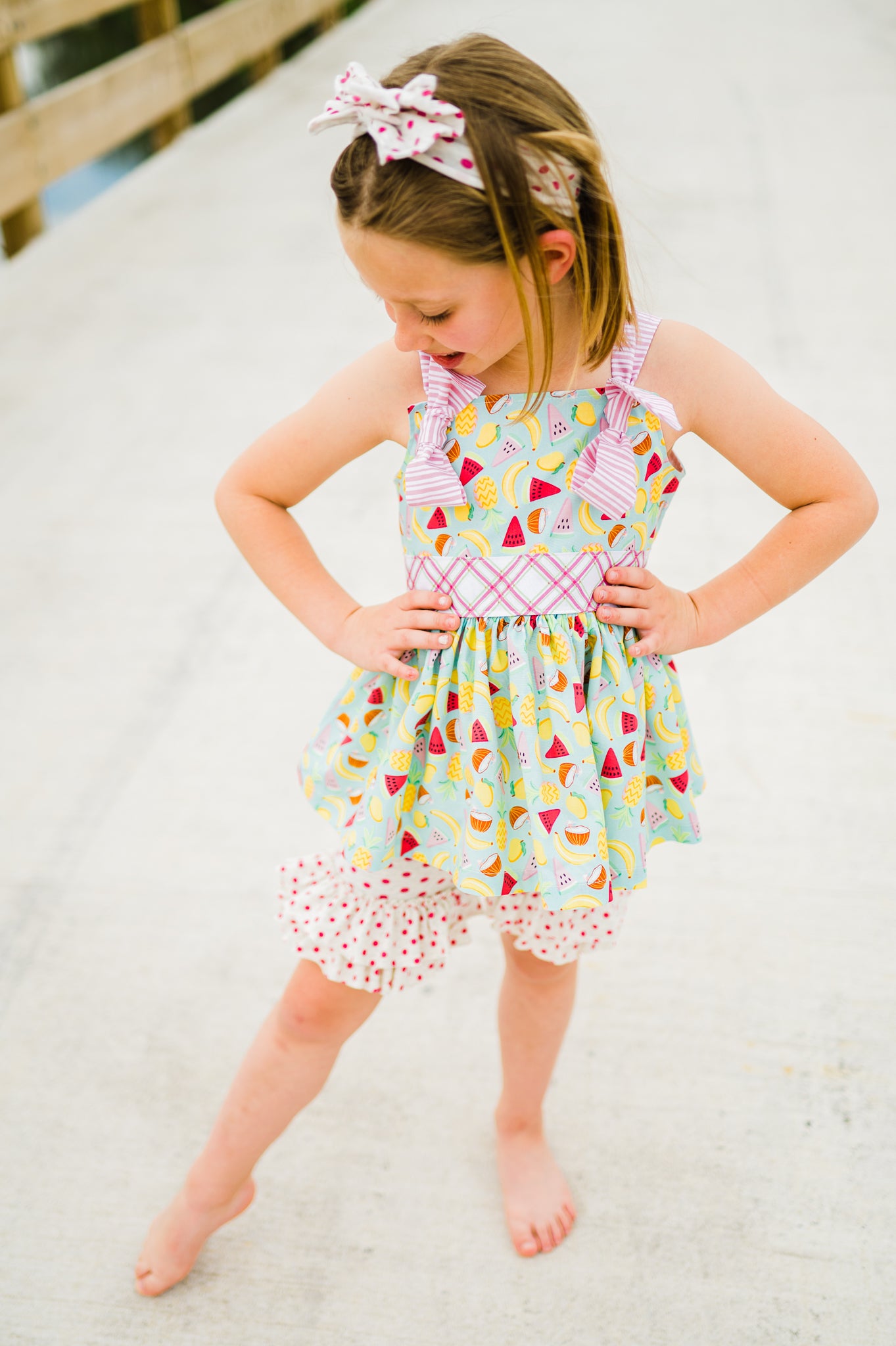 Tutti Fruitti Twirl Knot-Top (Ships in 2 Weeks)