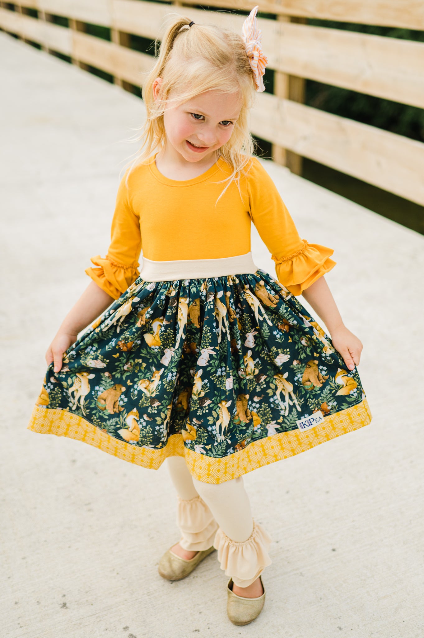 Woodland Friends Bailey Dress (Ships in 2 weeks)