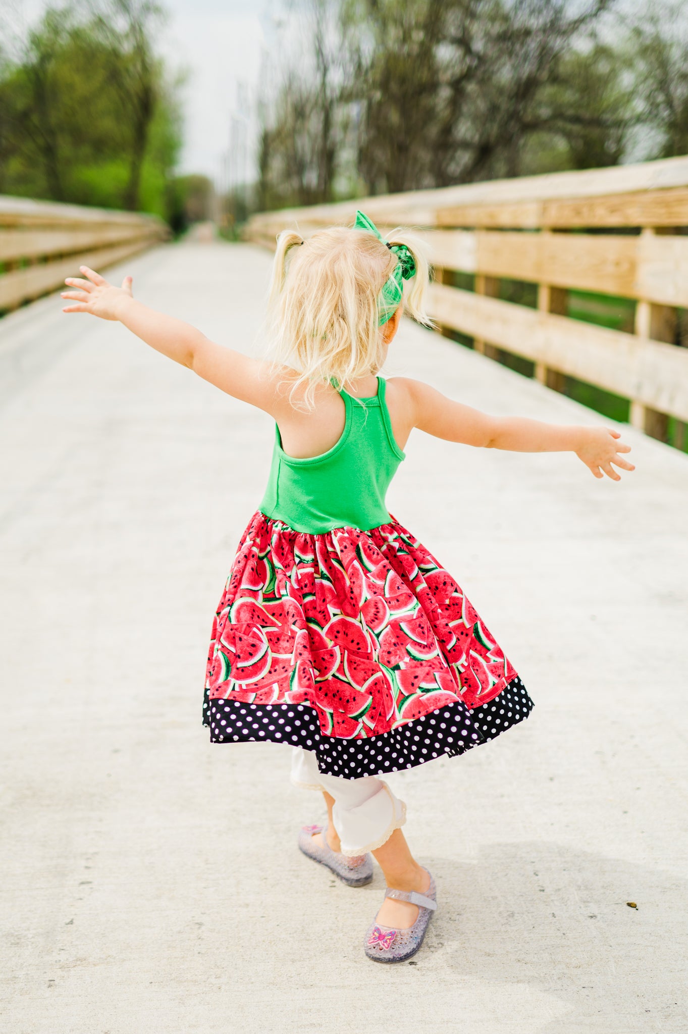 Watermelon Slice Tank Twirl Dress (Ships in 2 Weeks)