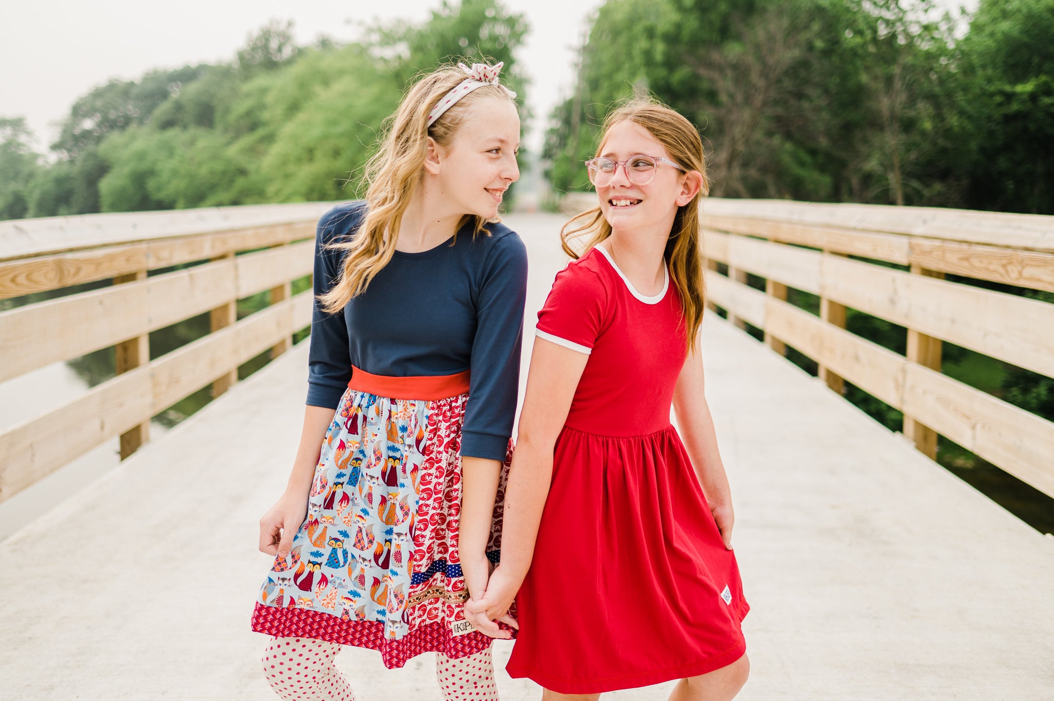 Red Fox Sarah 3/4 Dress (ships in 2 weeks)