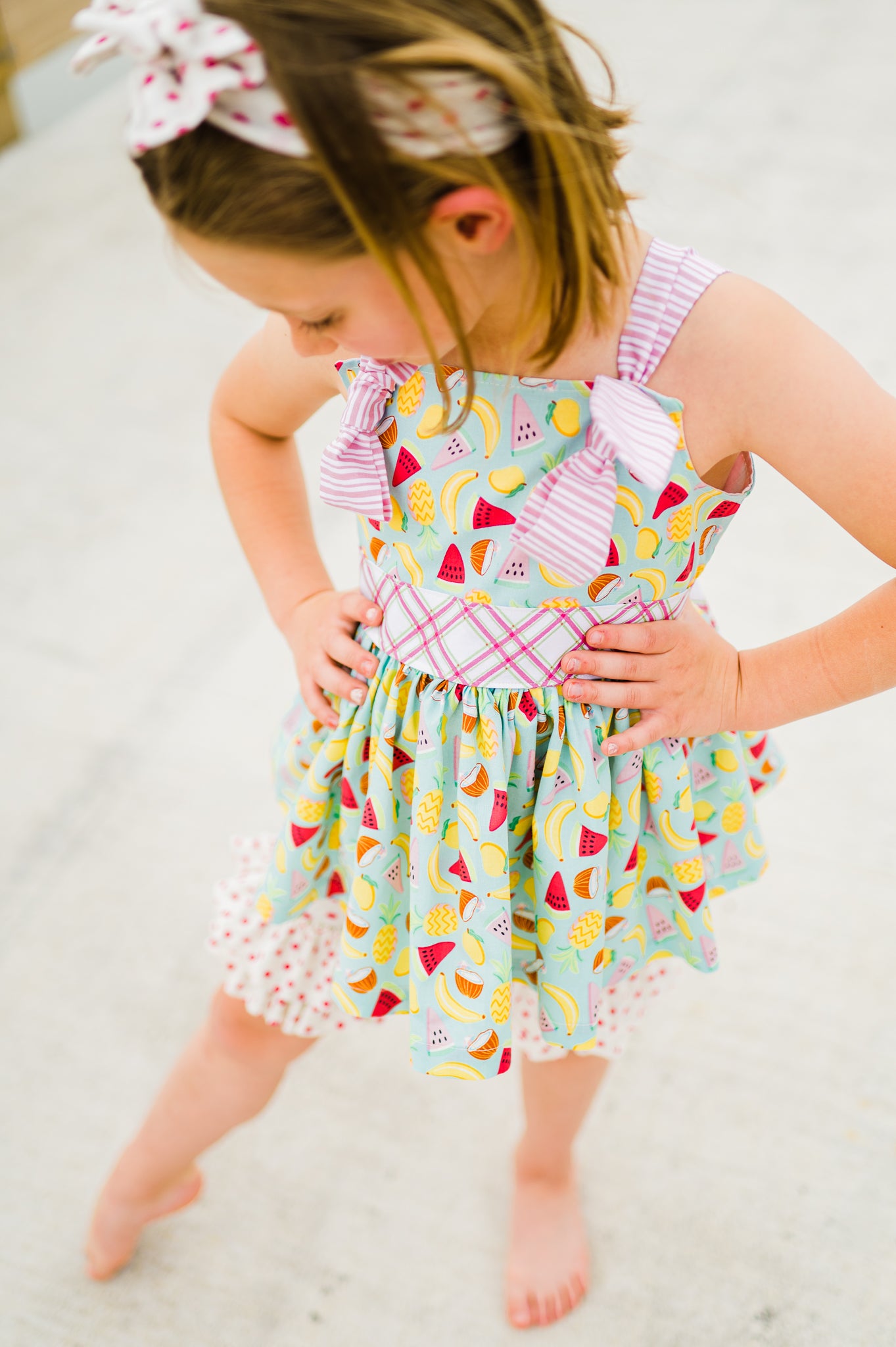 Tutti Fruitti Twirl Knot-Top (Ships in 2 Weeks)