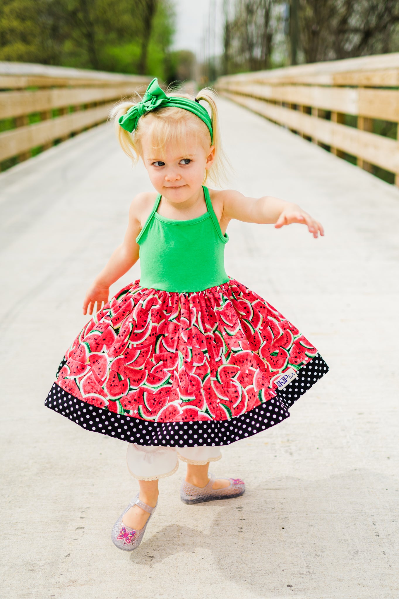 Watermelon Slice Tank Twirl Dress (Ships in 2 Weeks)