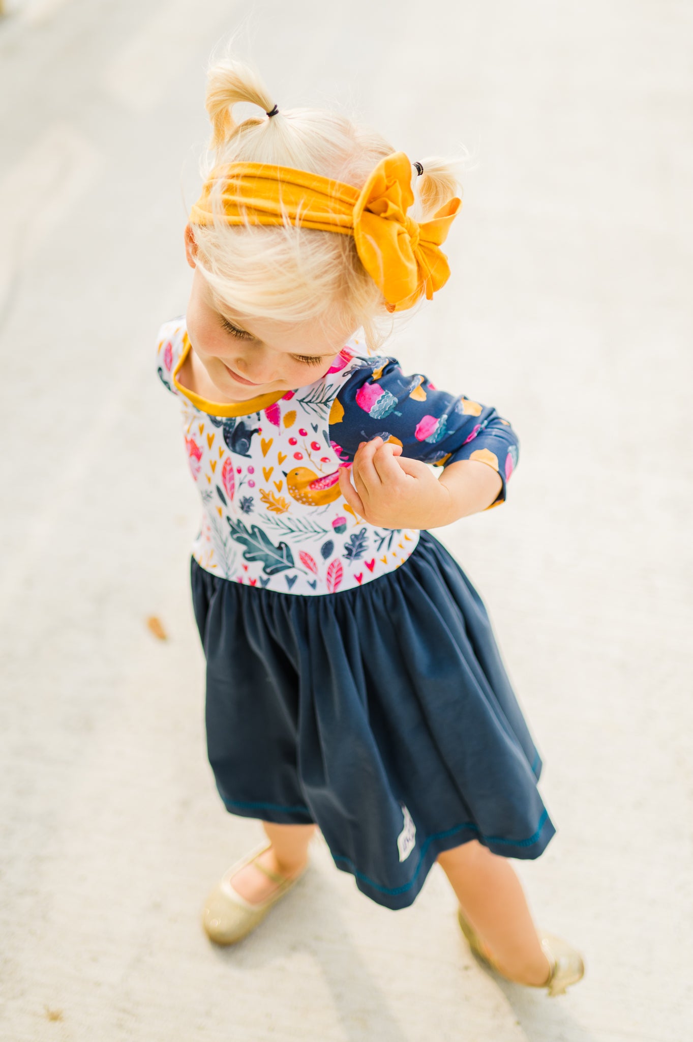 Autumn Twilight Sarah 3/4 Sleeve Lap Dress (ships in 2 weeks)