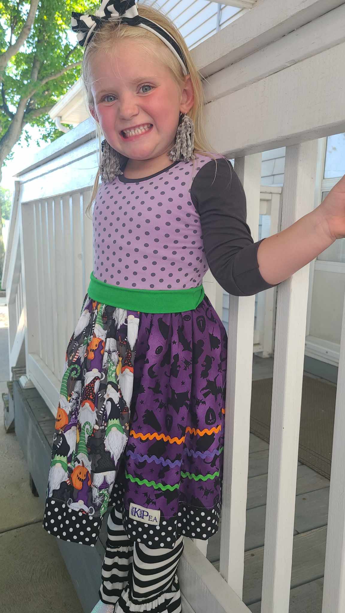 Trick or Treat With My Gnomies 3/4 Dress