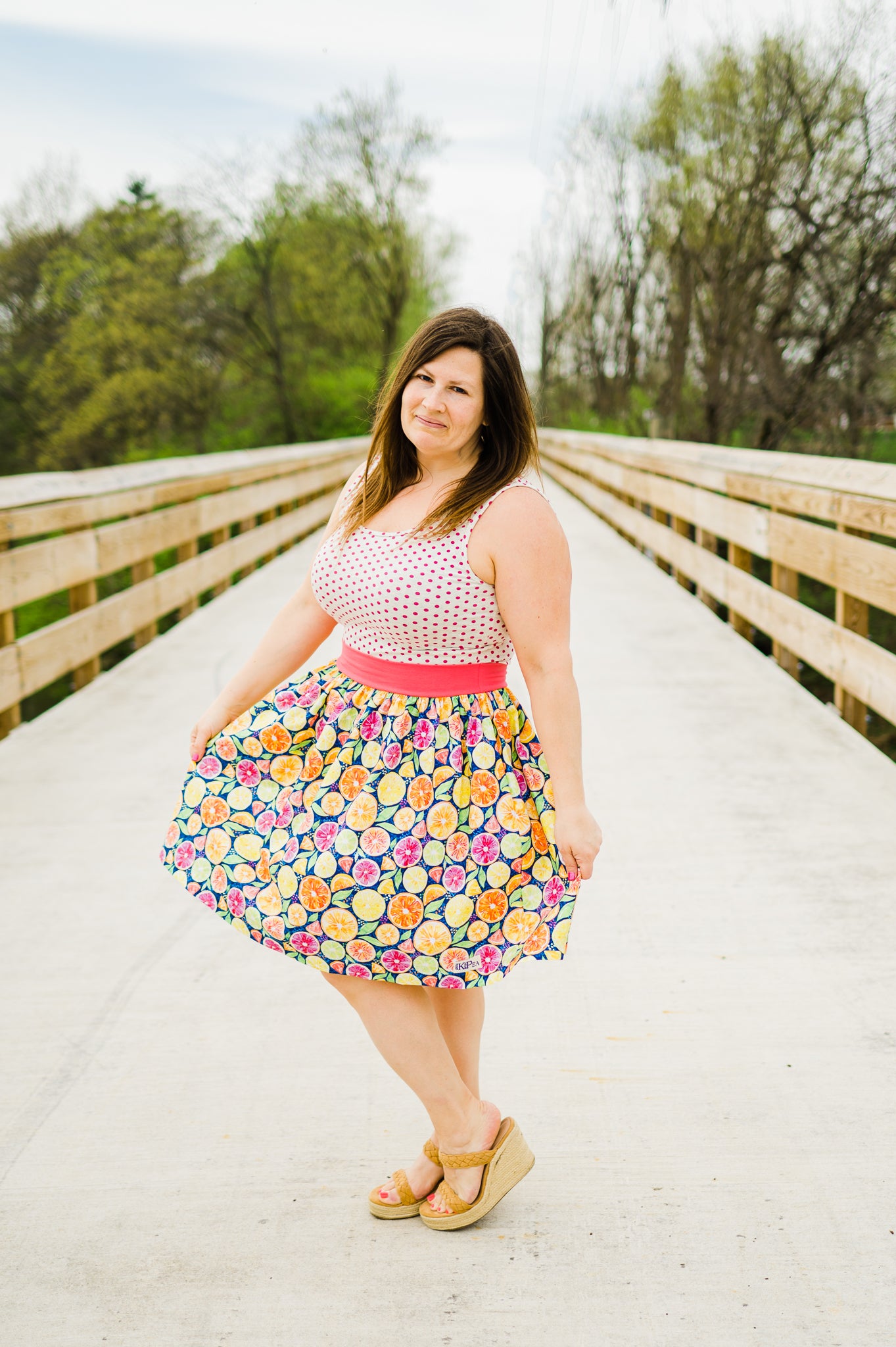 A Slice of Life Ladies Pocket dress (ships in 2 weeks)