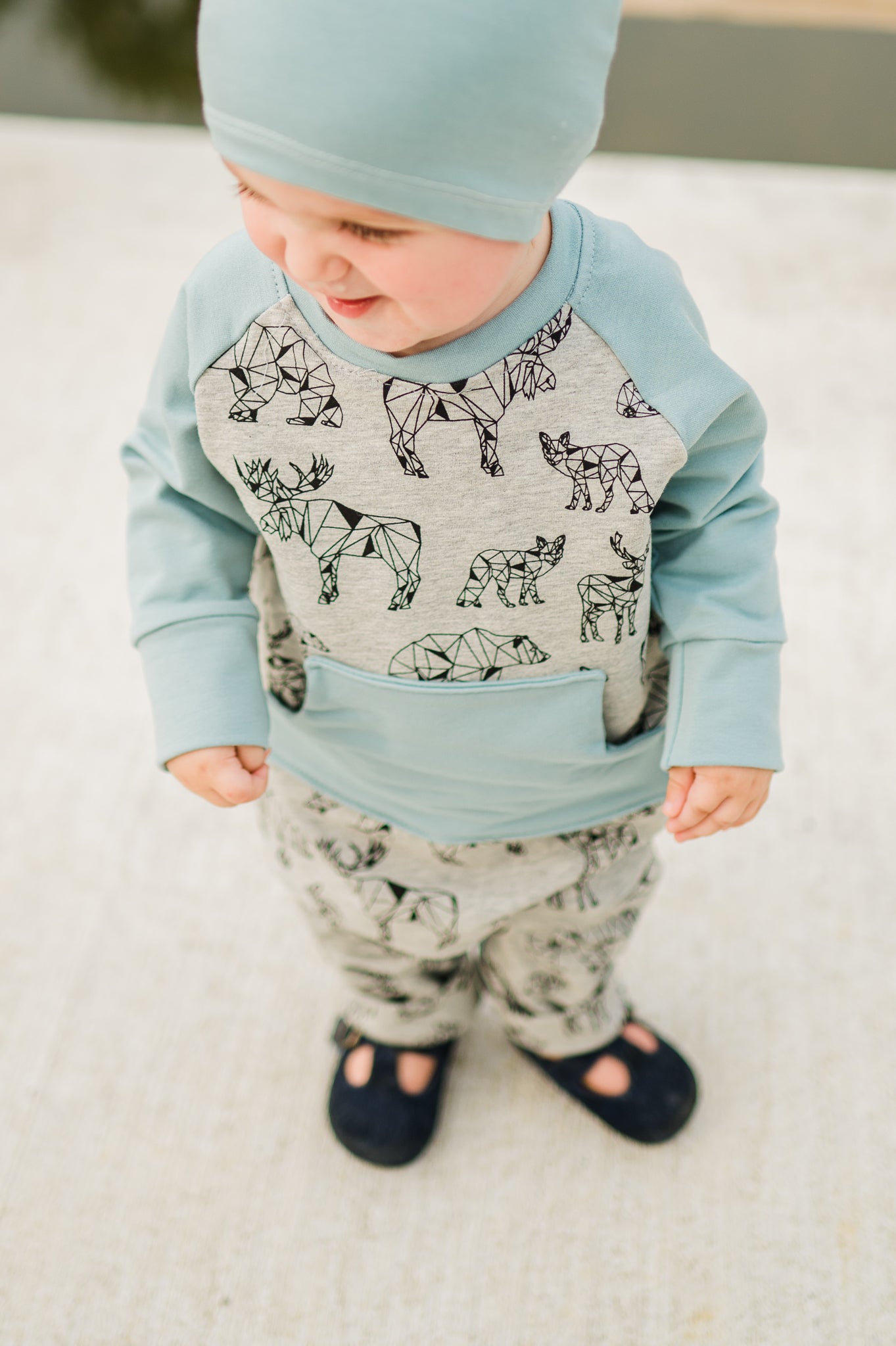 Autumn Wildlife Casey romper.