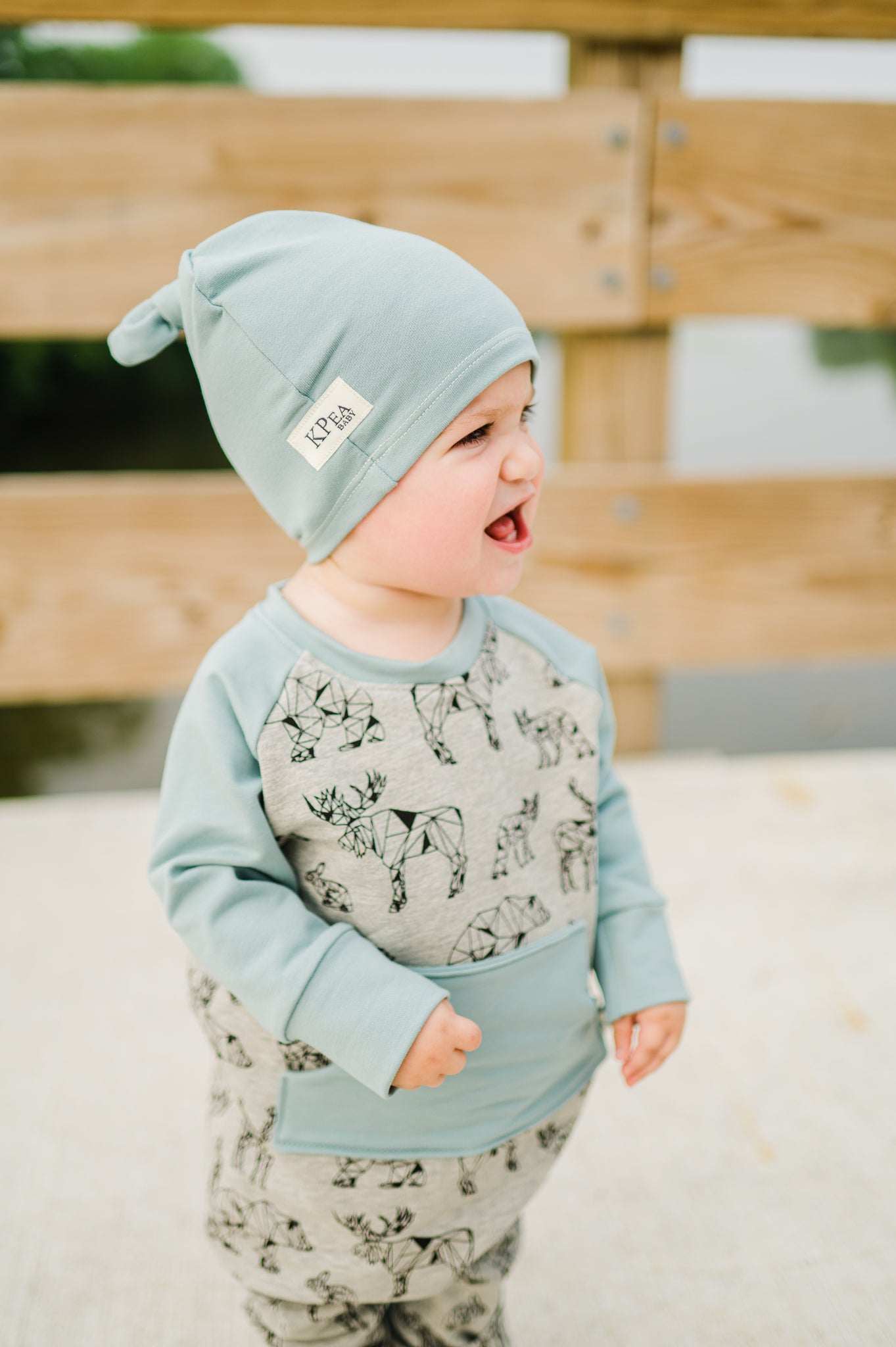 Autumn Wildlife Casey romper.