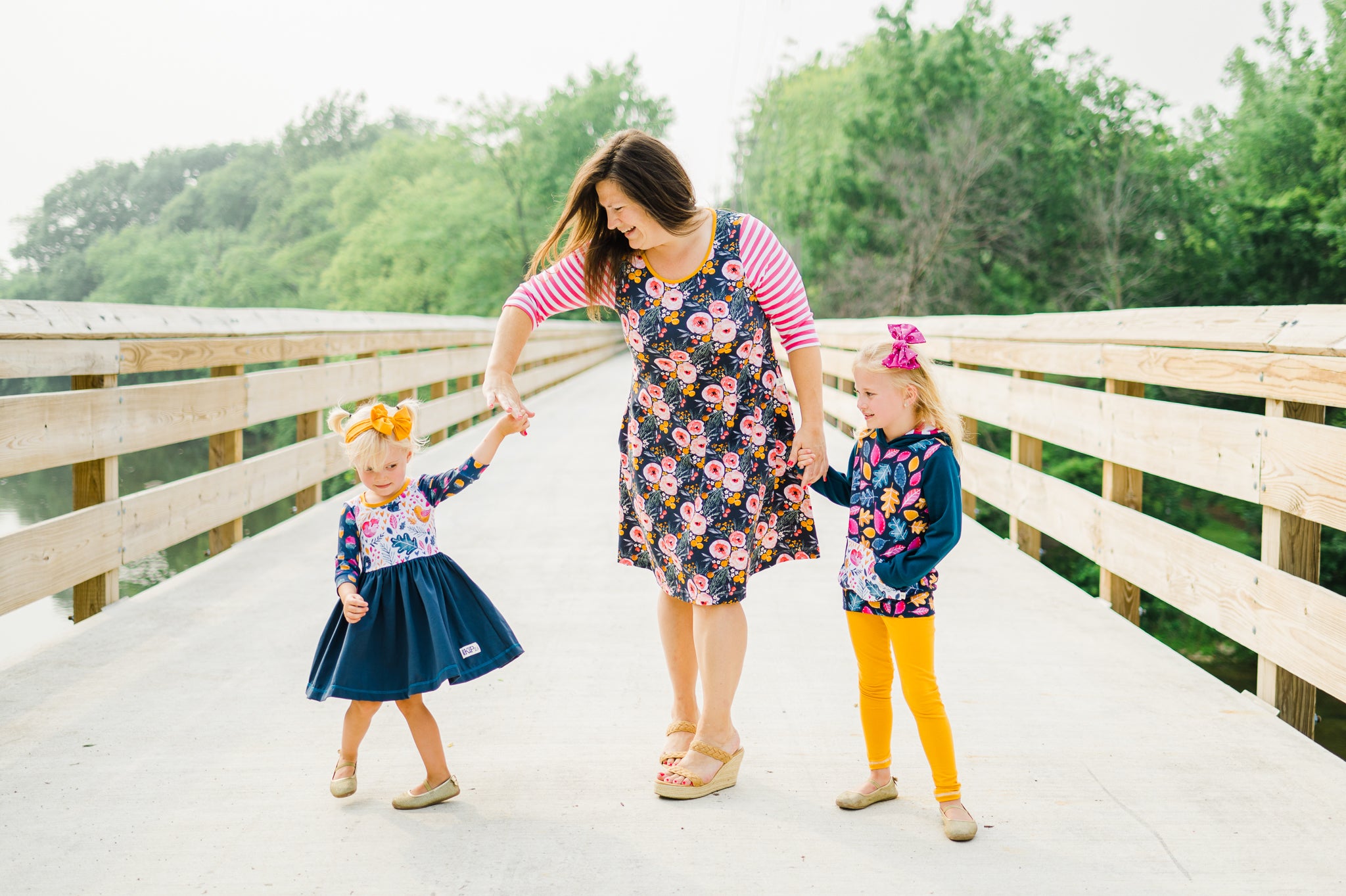 Autumn Twilight Sarah 3/4 Sleeve Lap Dress (ships in 2 weeks)