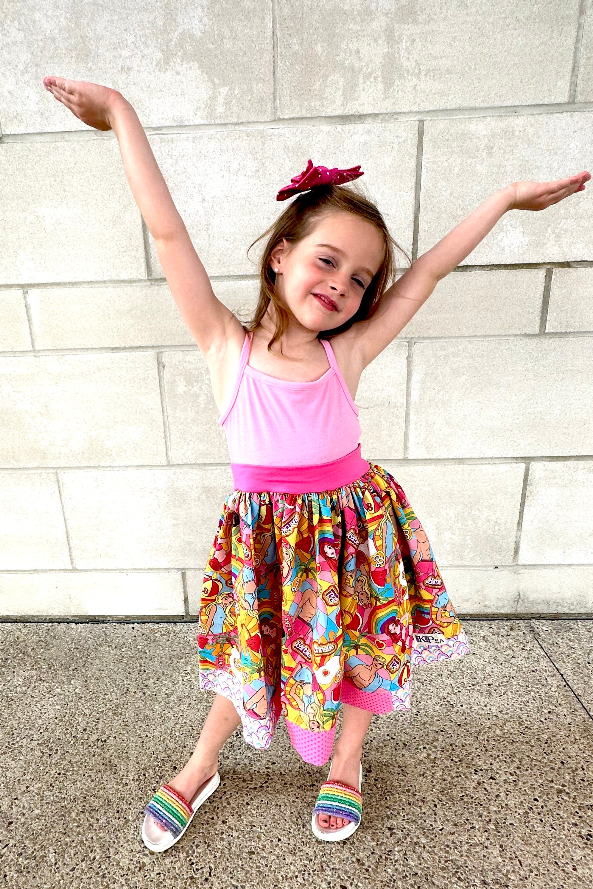 Barbie Girl Darcy Racer Back Dress(SHIPS IN 2 WEEKS)