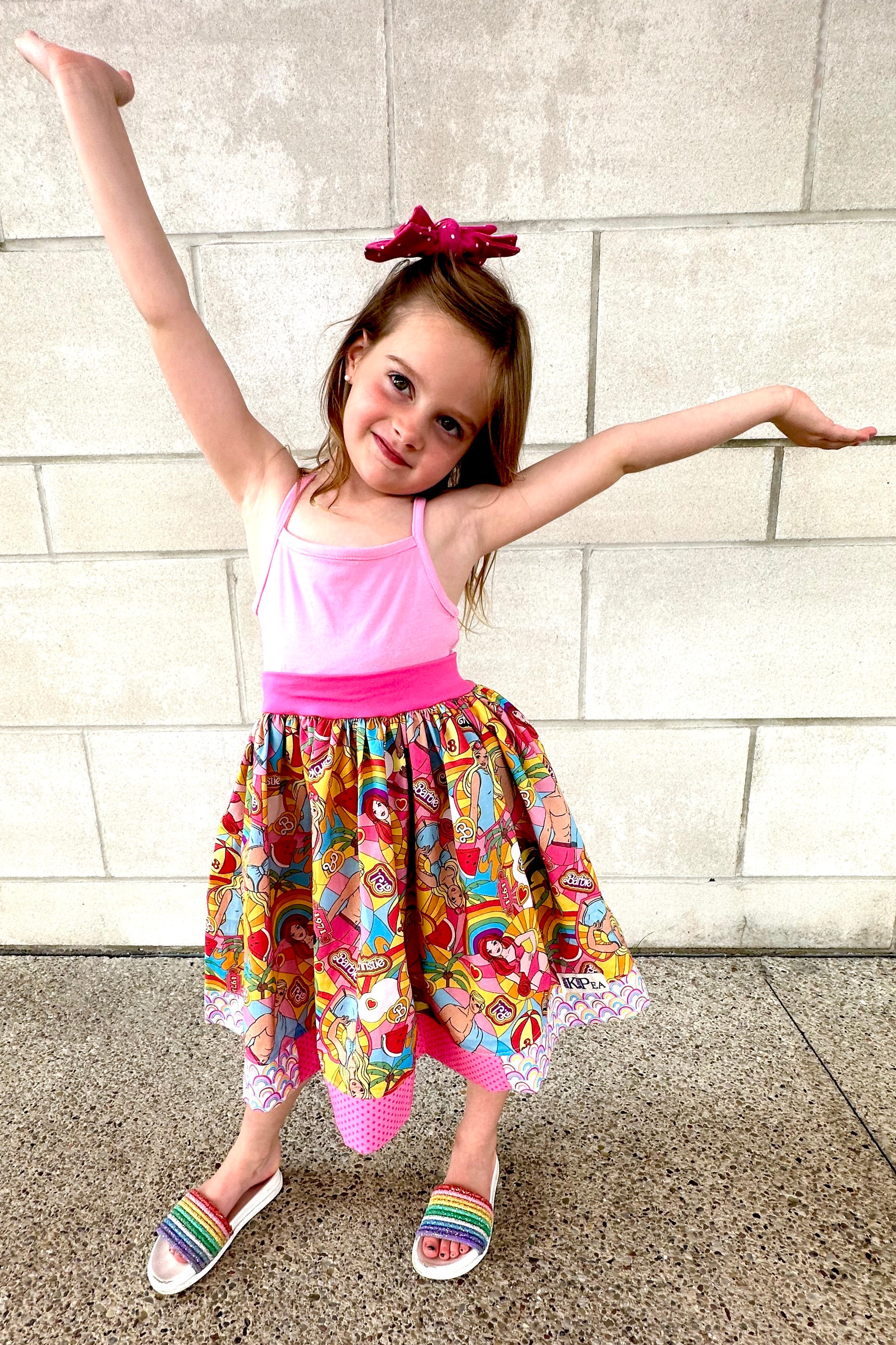 Barbie Girl Darcy Racer Back Dress(SHIPS IN 2 WEEKS)