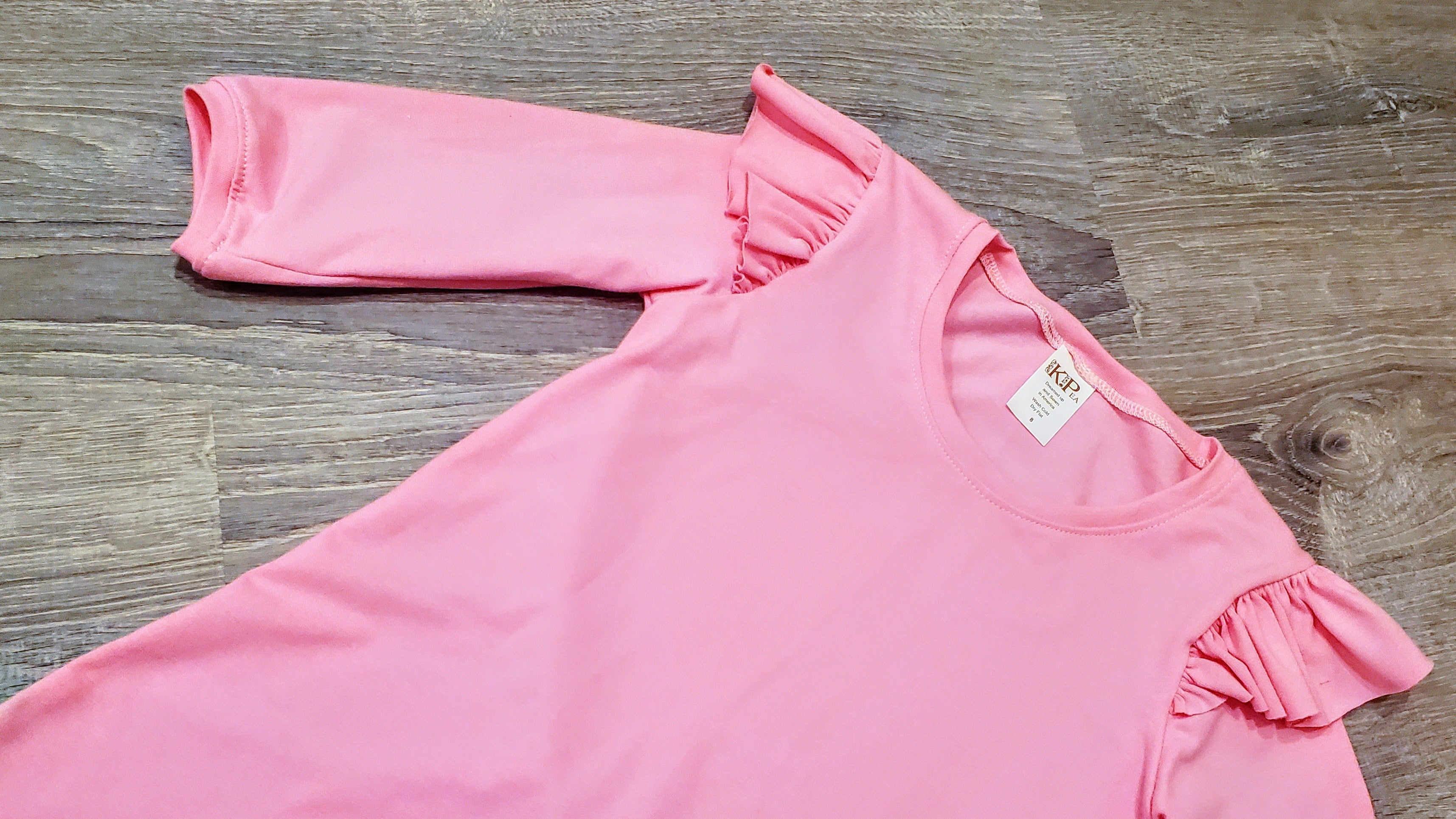 Pretty In Pink Alyssa Flutter Tee