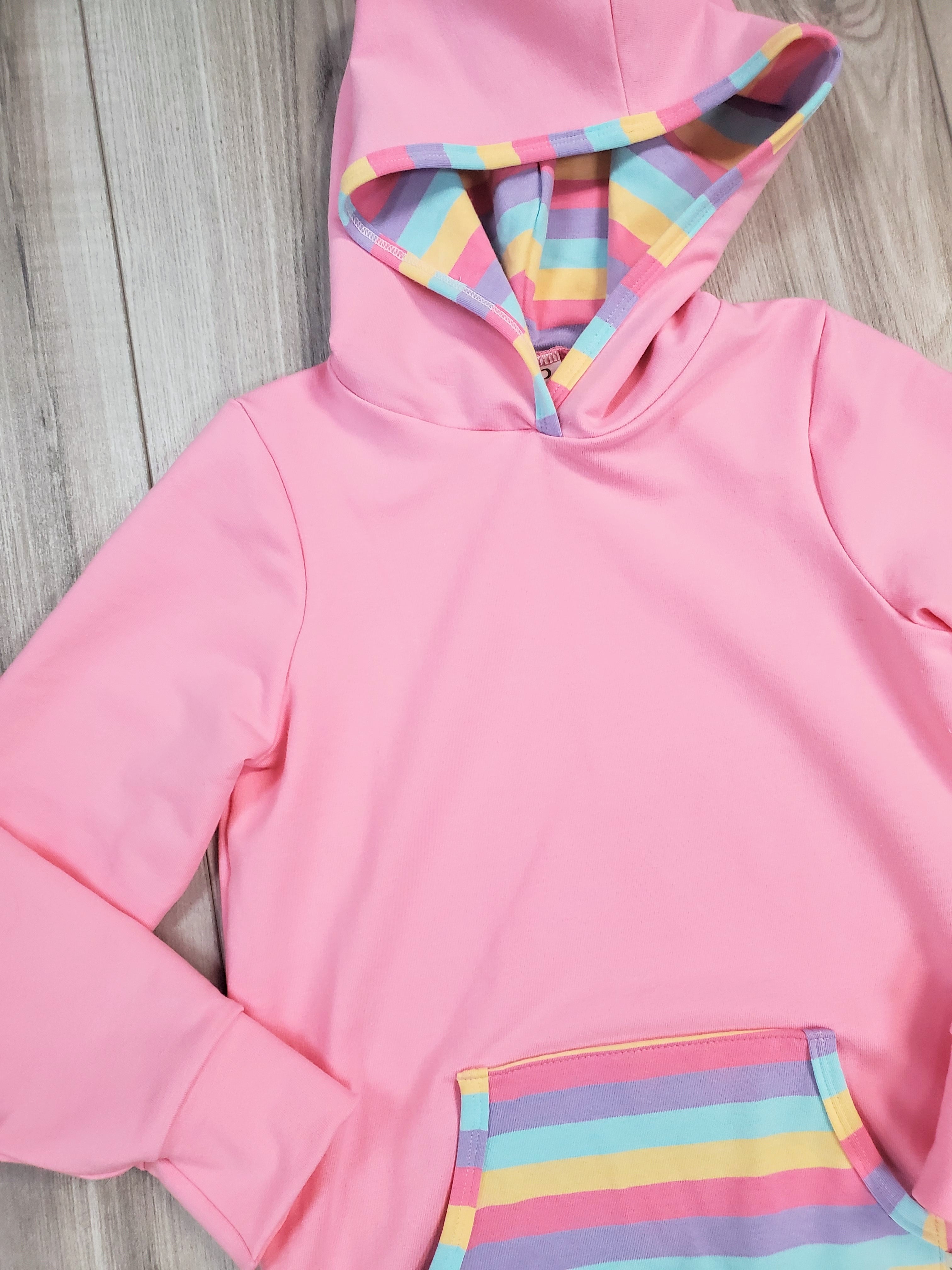 Pastel Rainbow French Terry Hoodie