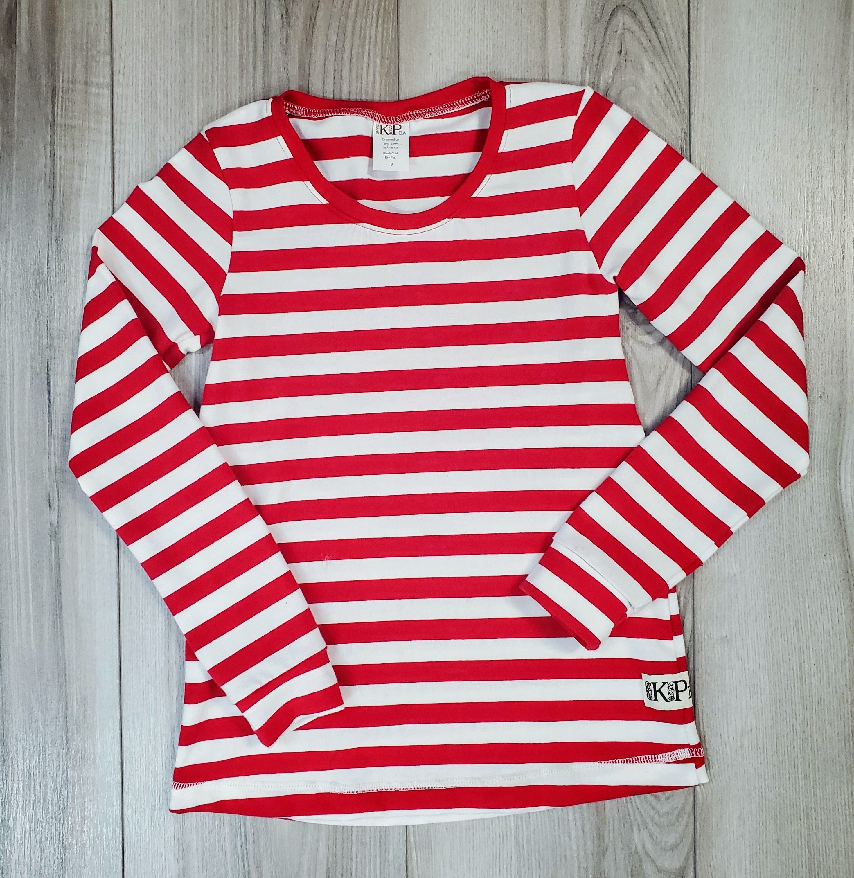 Candy Cane Alyssa Top