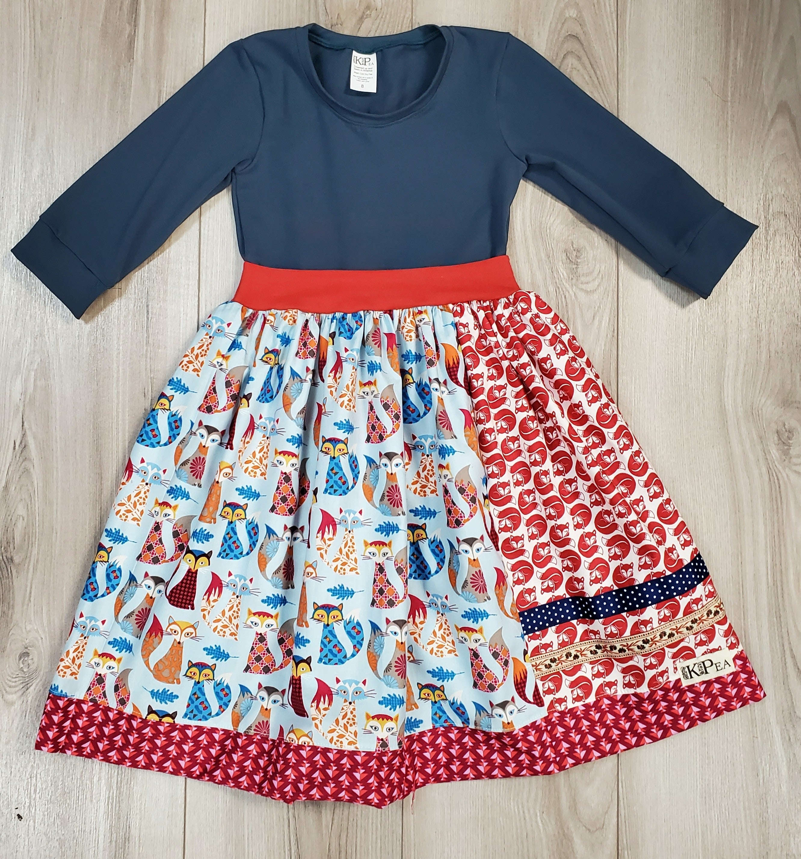 Red Fox Sarah 3/4 Dress (ships in 2 weeks)