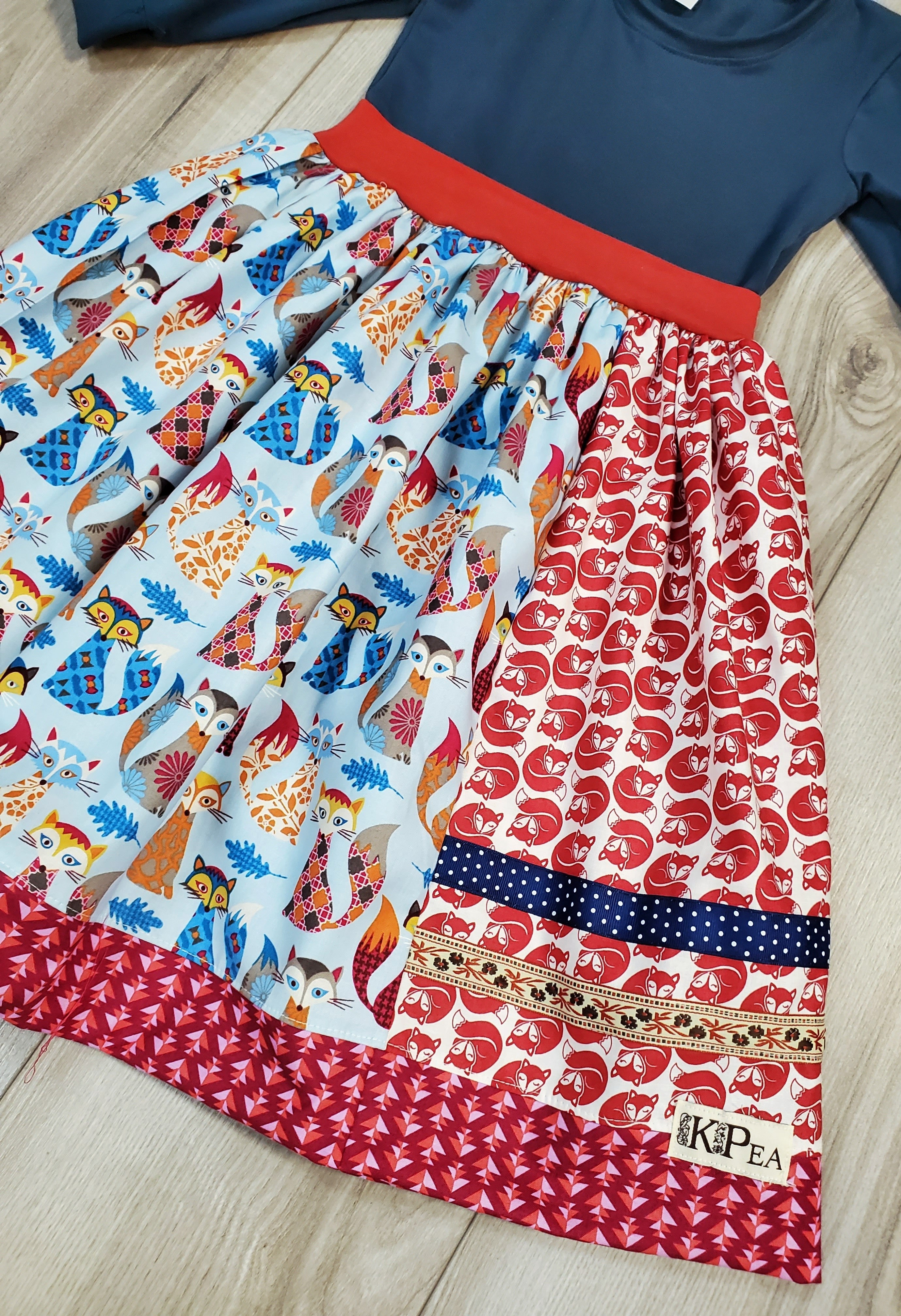 Red Fox Sarah 3/4 Dress (ships in 2 weeks)
