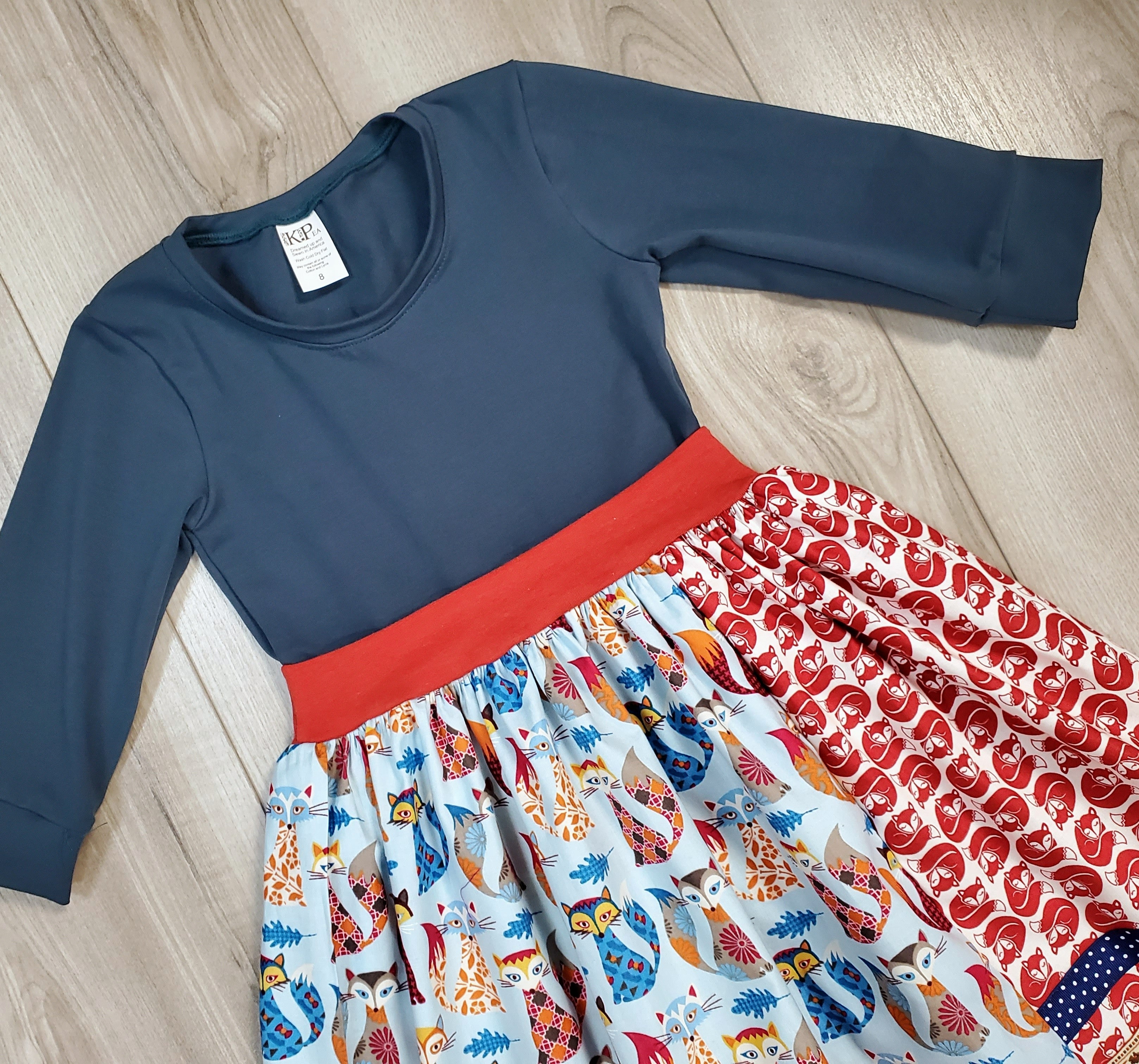 Red Fox Sarah 3/4 Dress (ships in 2 weeks)