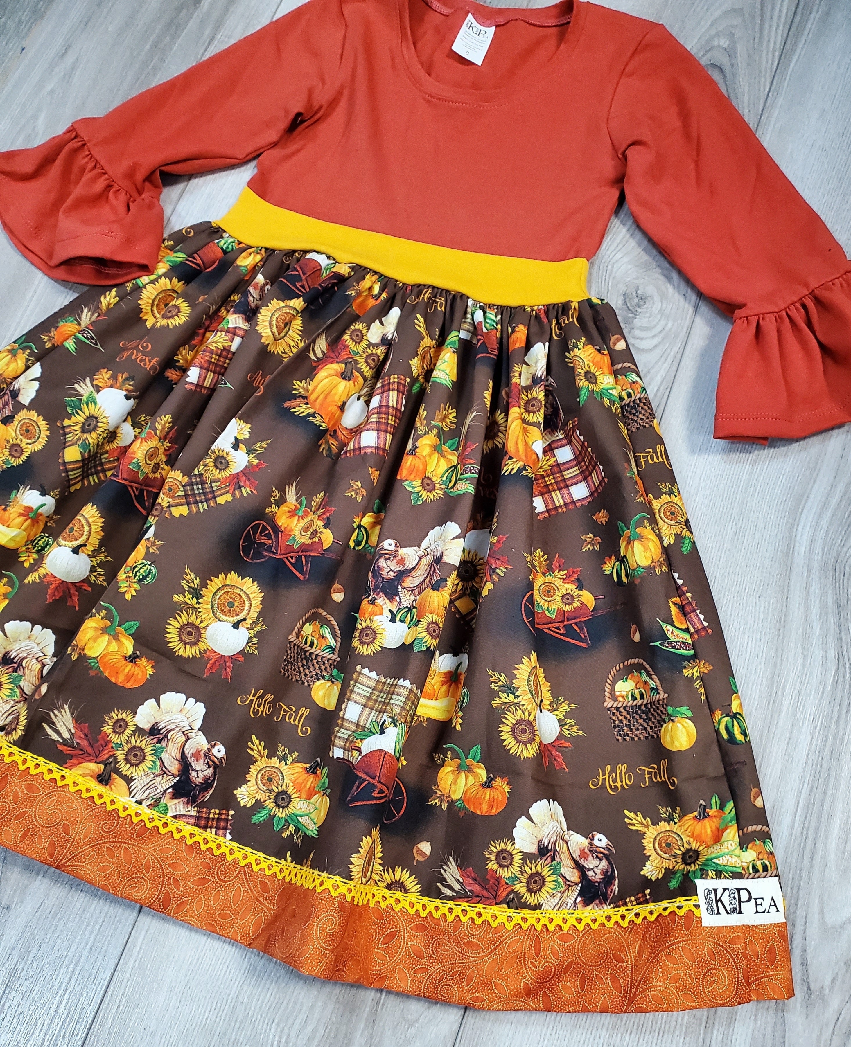 Give Thanks Belle Dress (ships in 2 weeks)