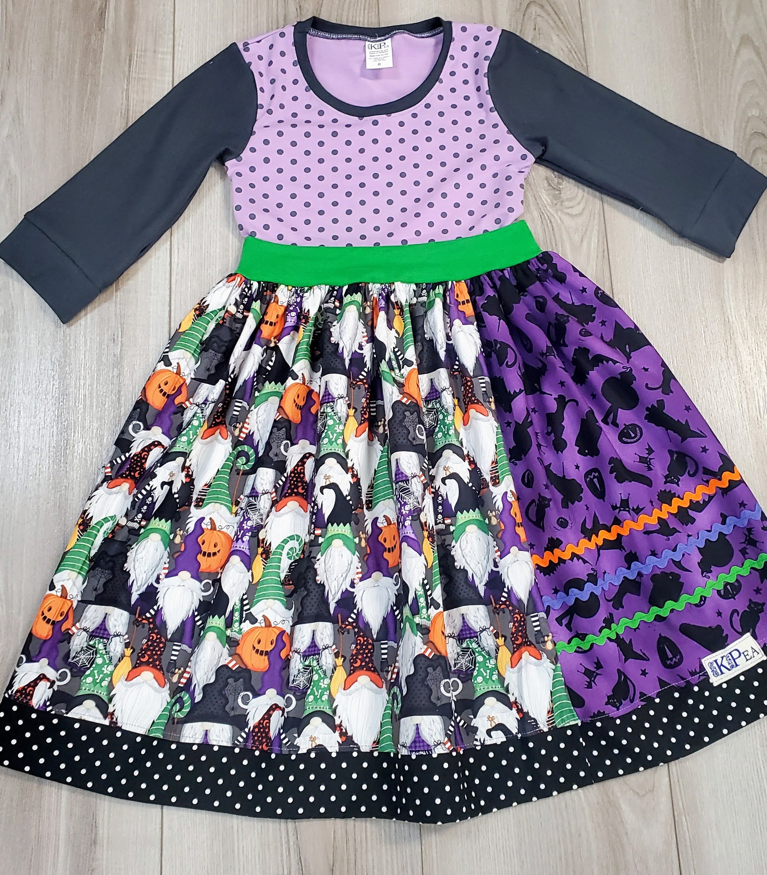 Trick or Treat With My Gnomies 3/4 Dress