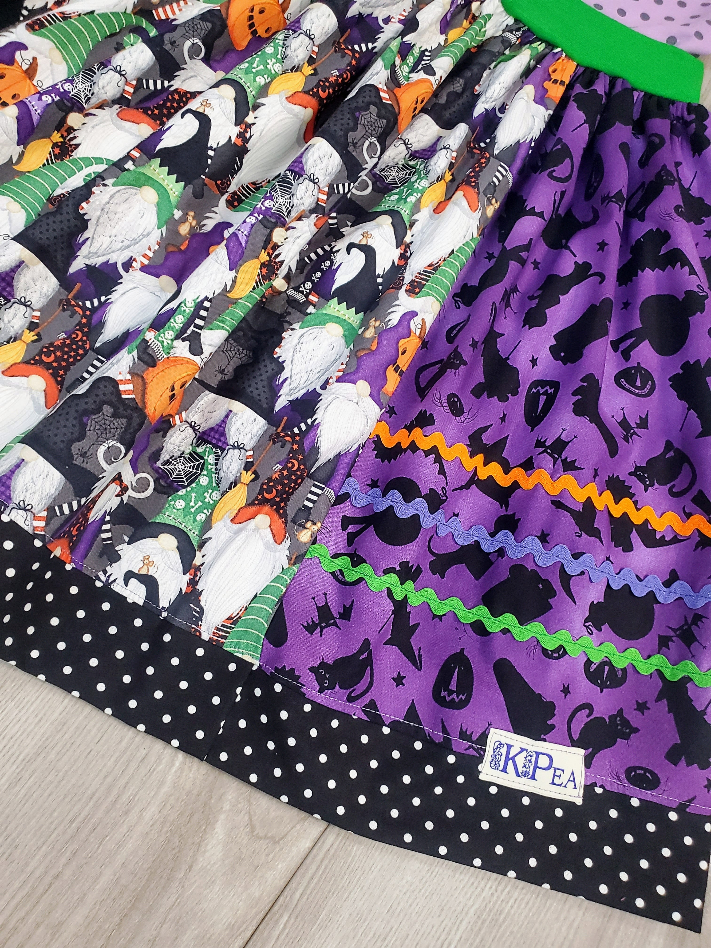 Trick or Treat With My Gnomies 3/4 Dress