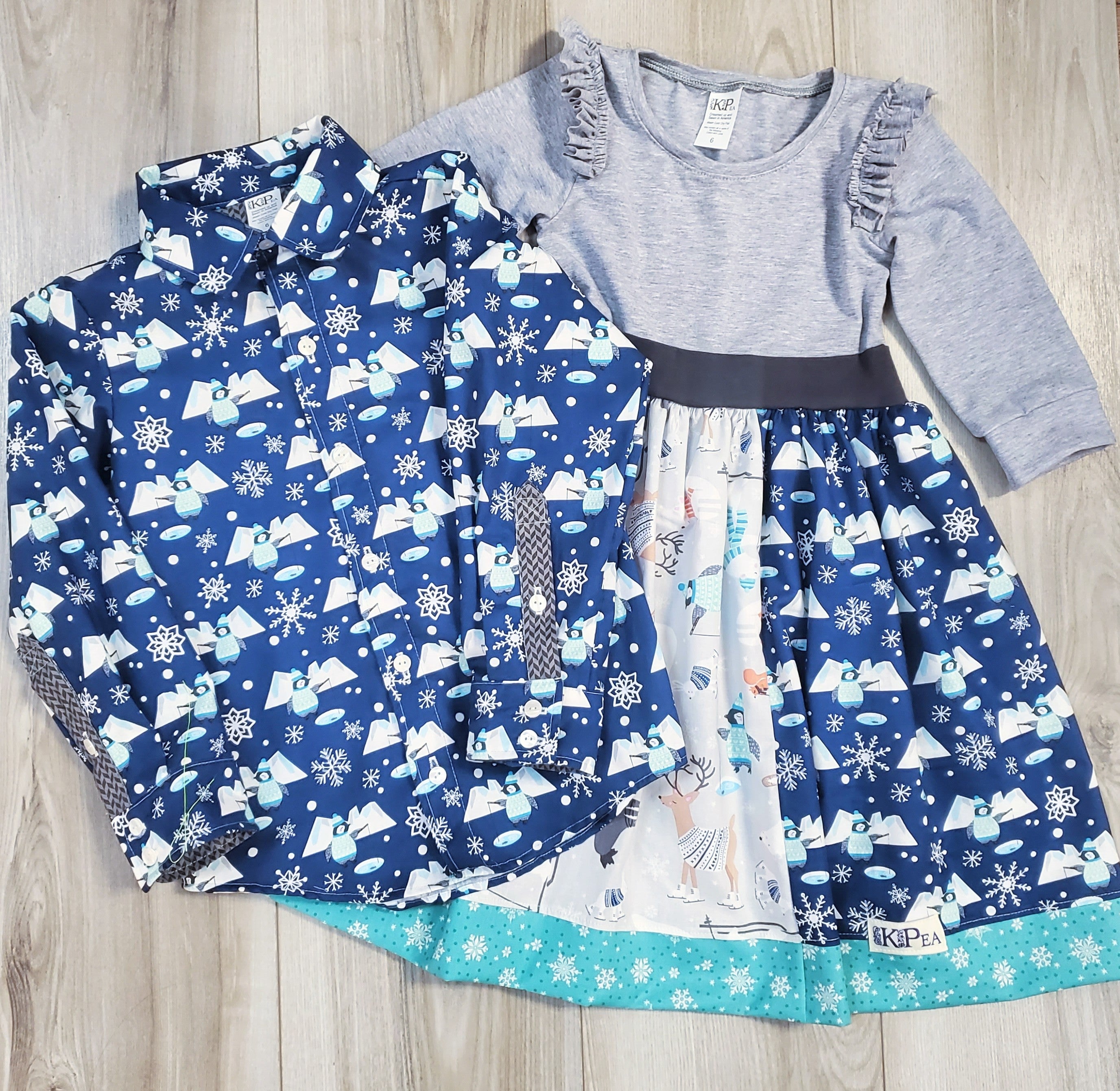 Winter Waddles Andrew Button Up Shirt