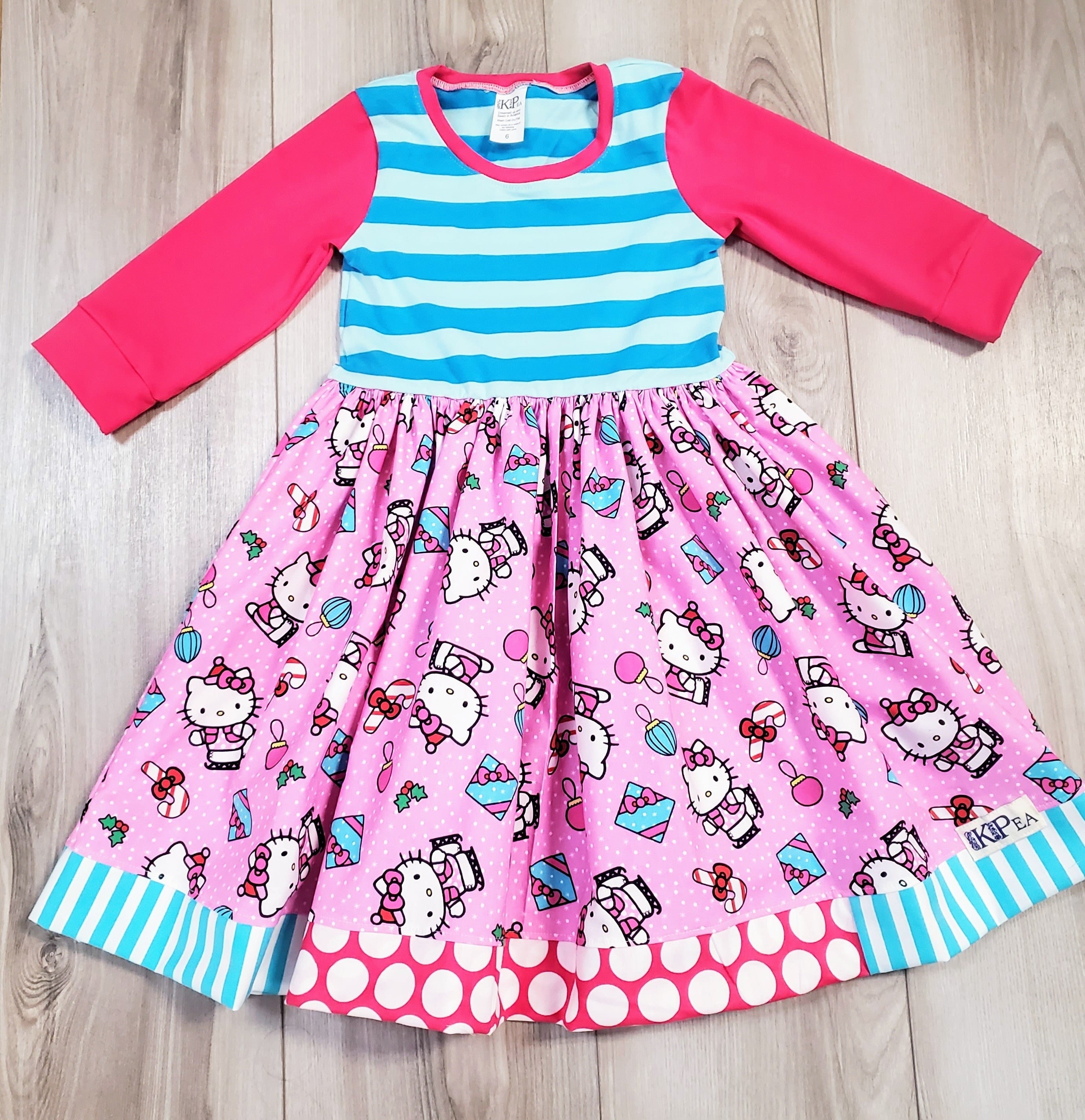 Hello Kitty Christmas Sarah 3/4 Dress