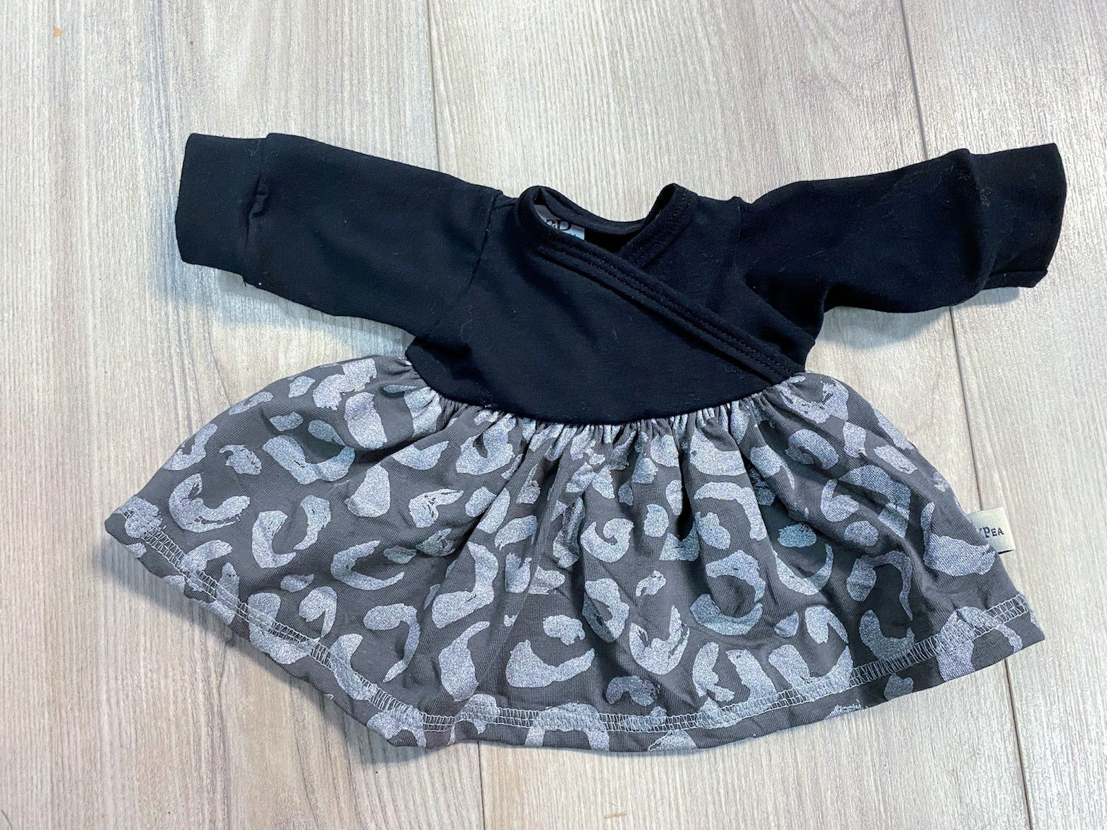Snowy Leopard Doll Dress