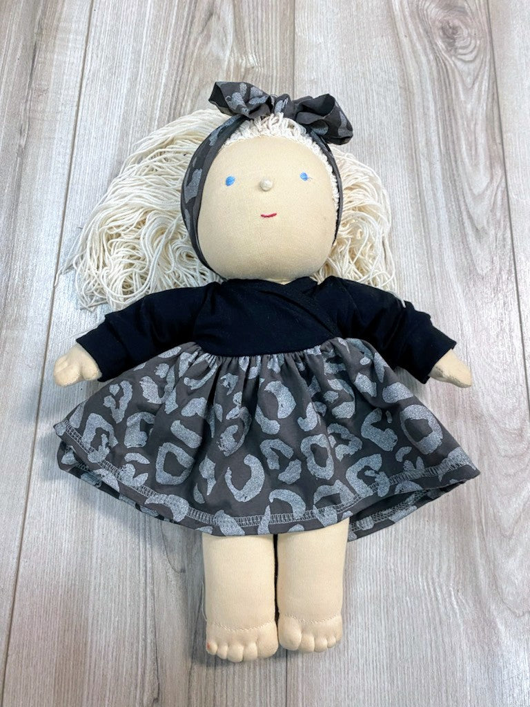 Snowy Leopard Doll Dress
