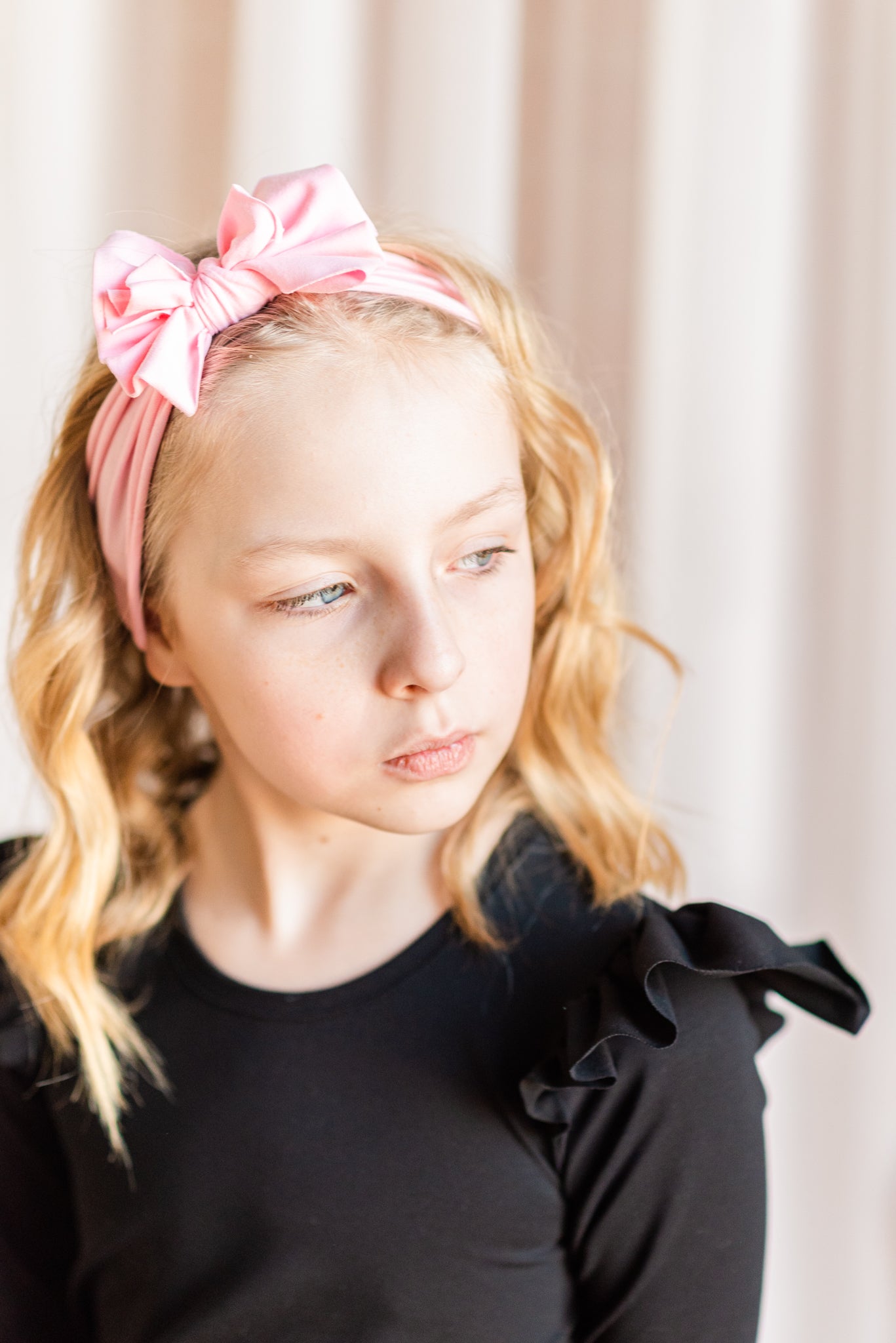 Basic Black Alyssa Flutter Tee