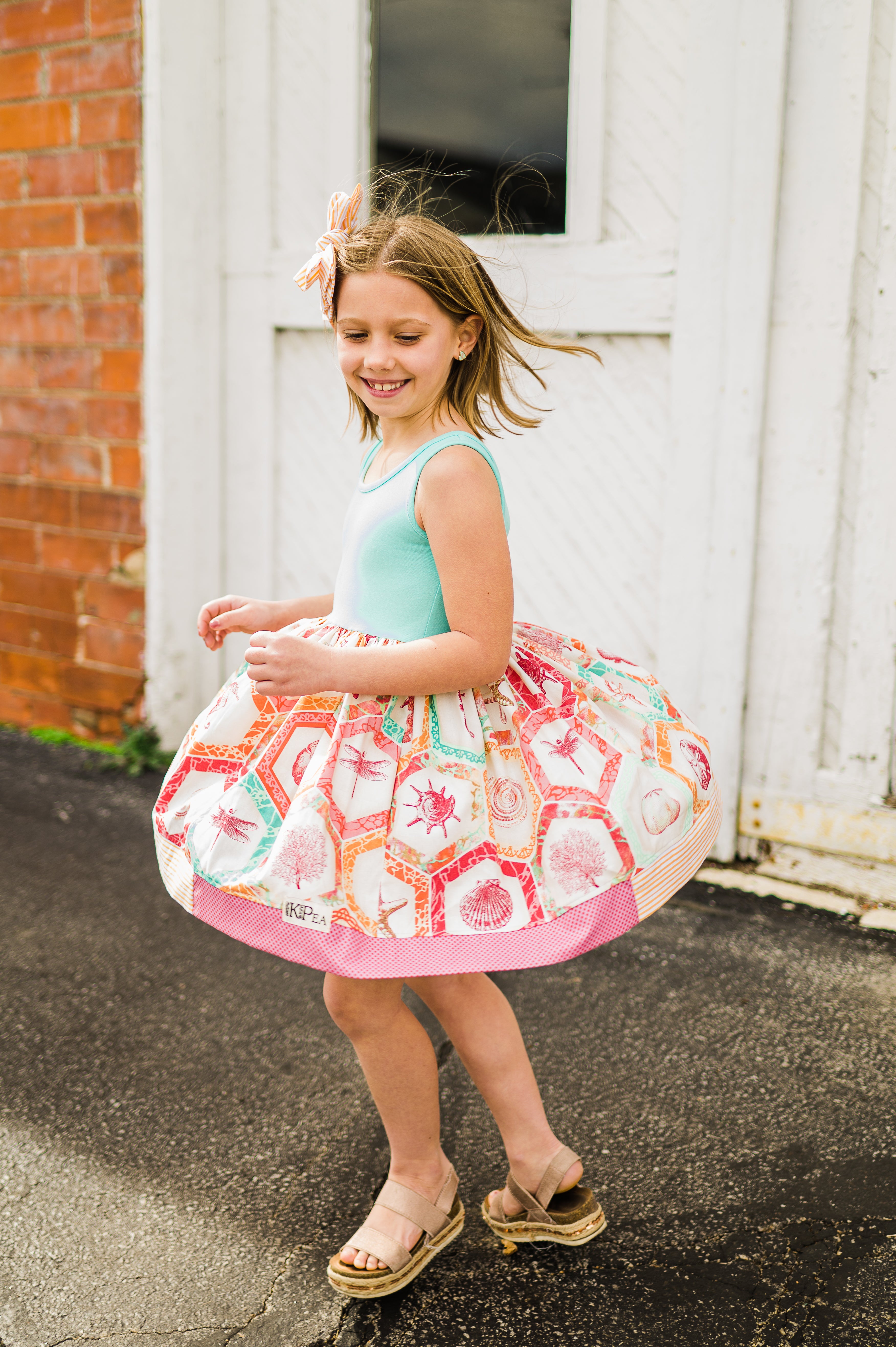 Under the Sea Girls Tank Twirl Dress (Ships in 2 Weeks)