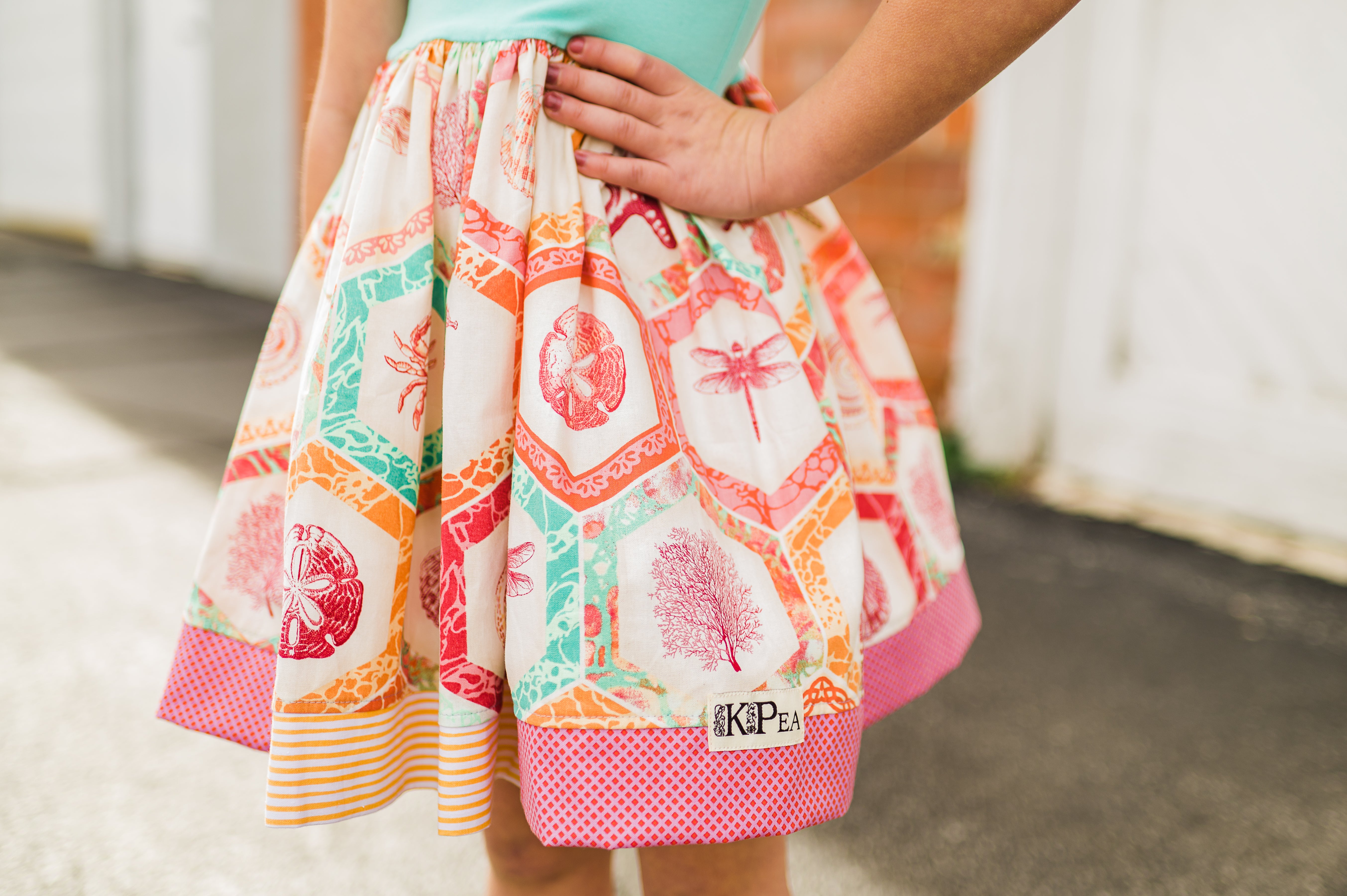 Under the Sea Girls Tank Twirl Dress (Ships in 2 Weeks)