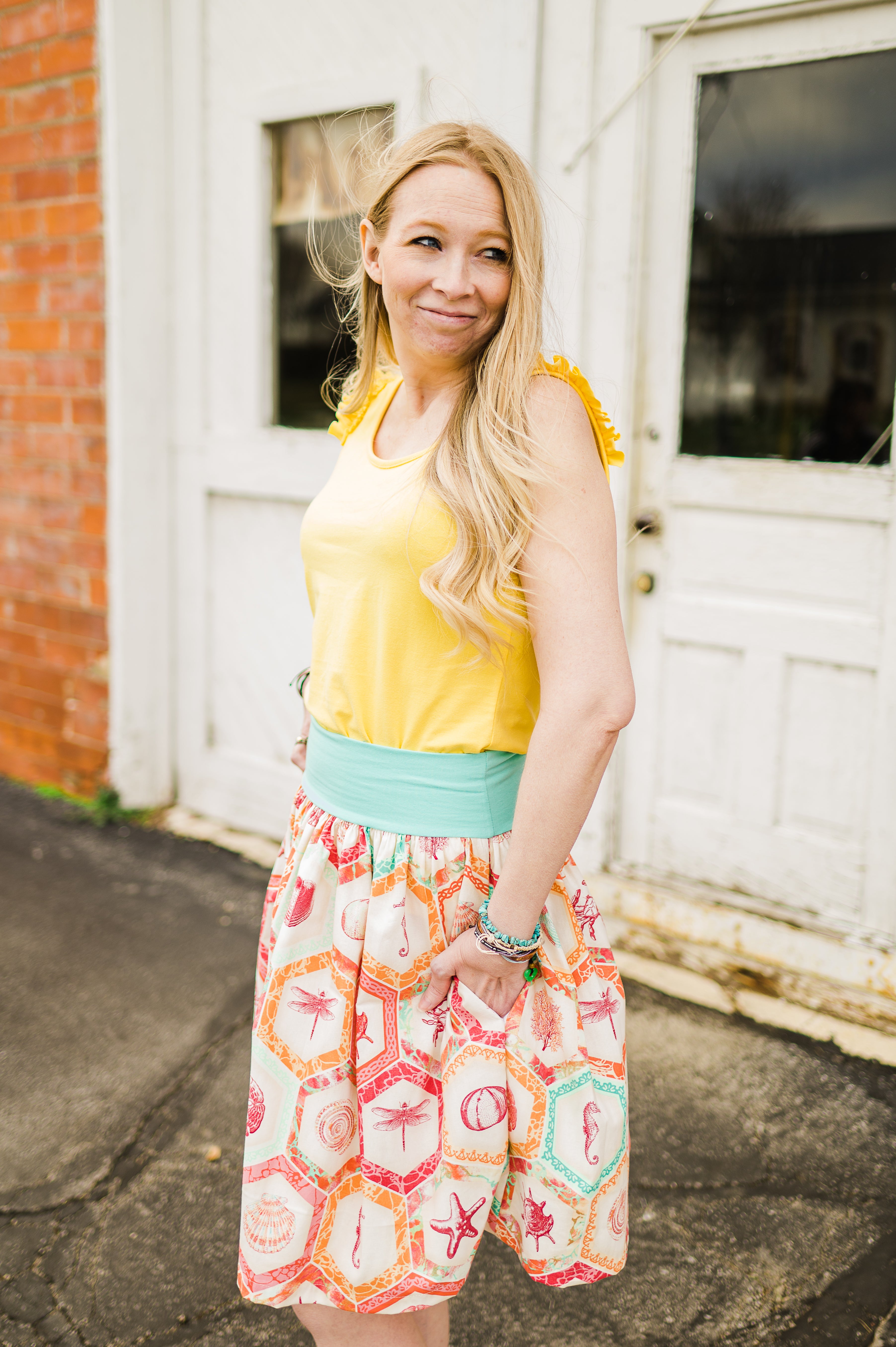 Under the Sea Ladies Pocket Skirt