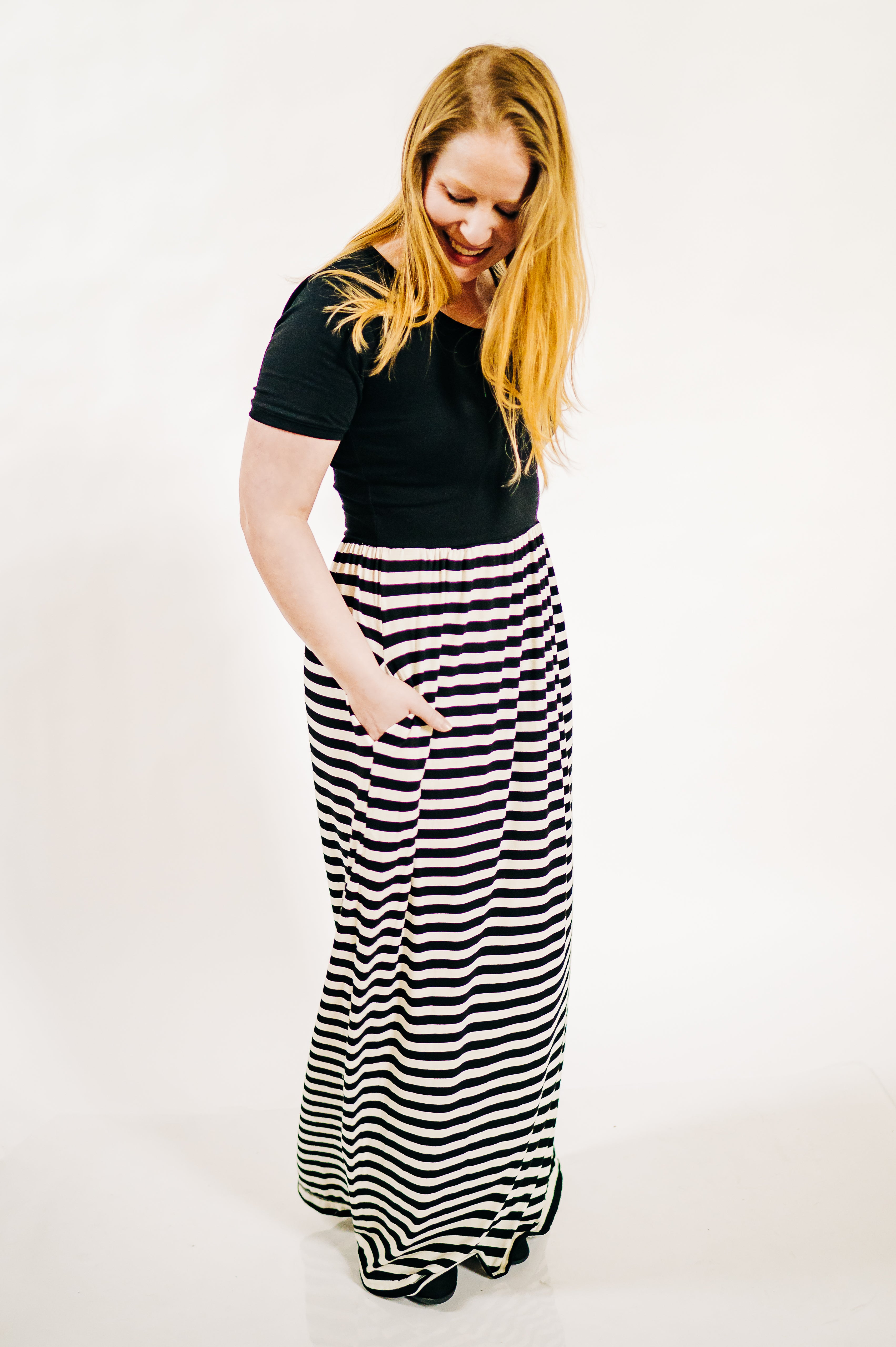 Classic Knit Ladies Maxi Dress ((ships in 2 weeks)