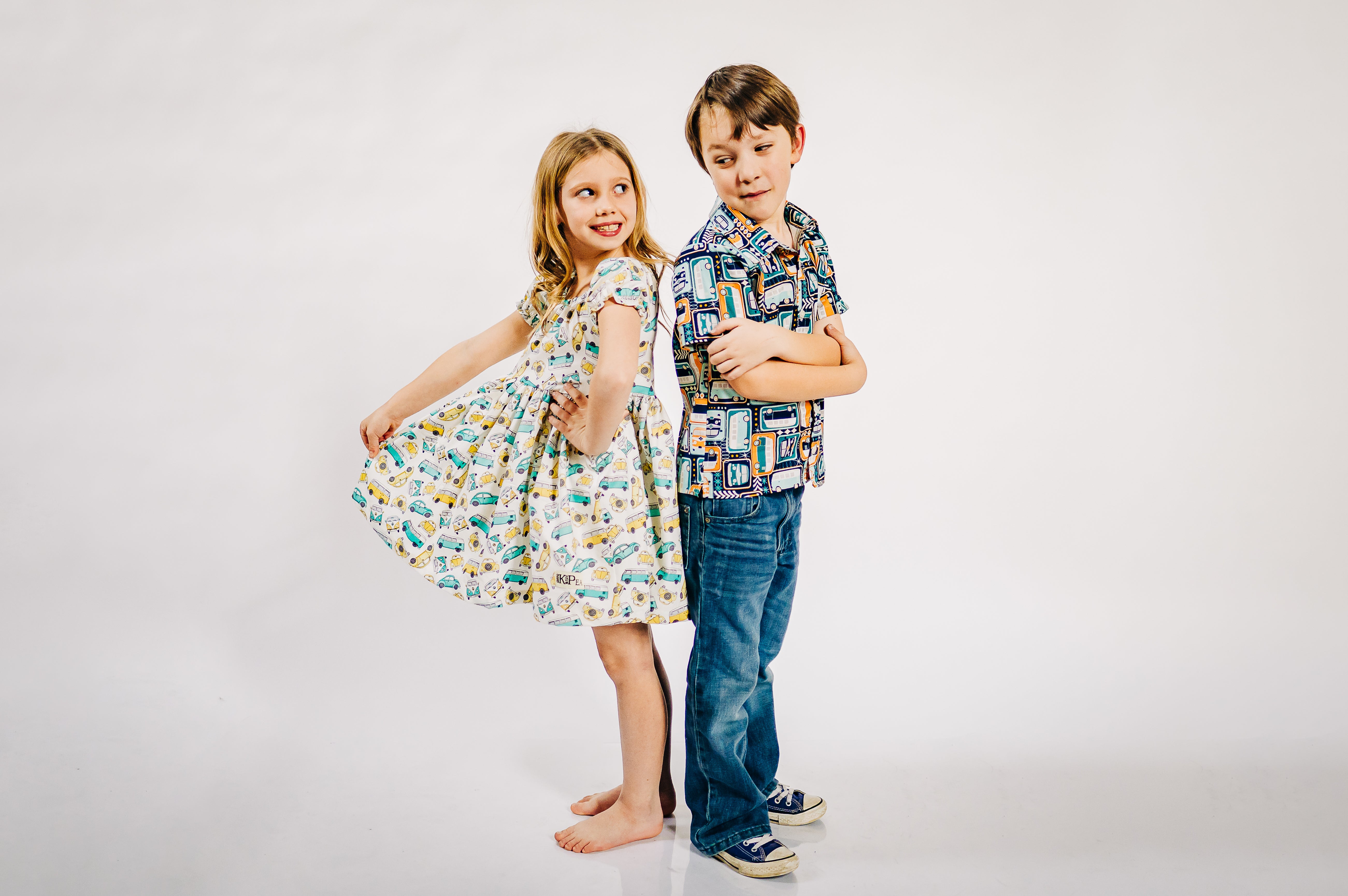 Camper Van Oxford Button Up Shirt