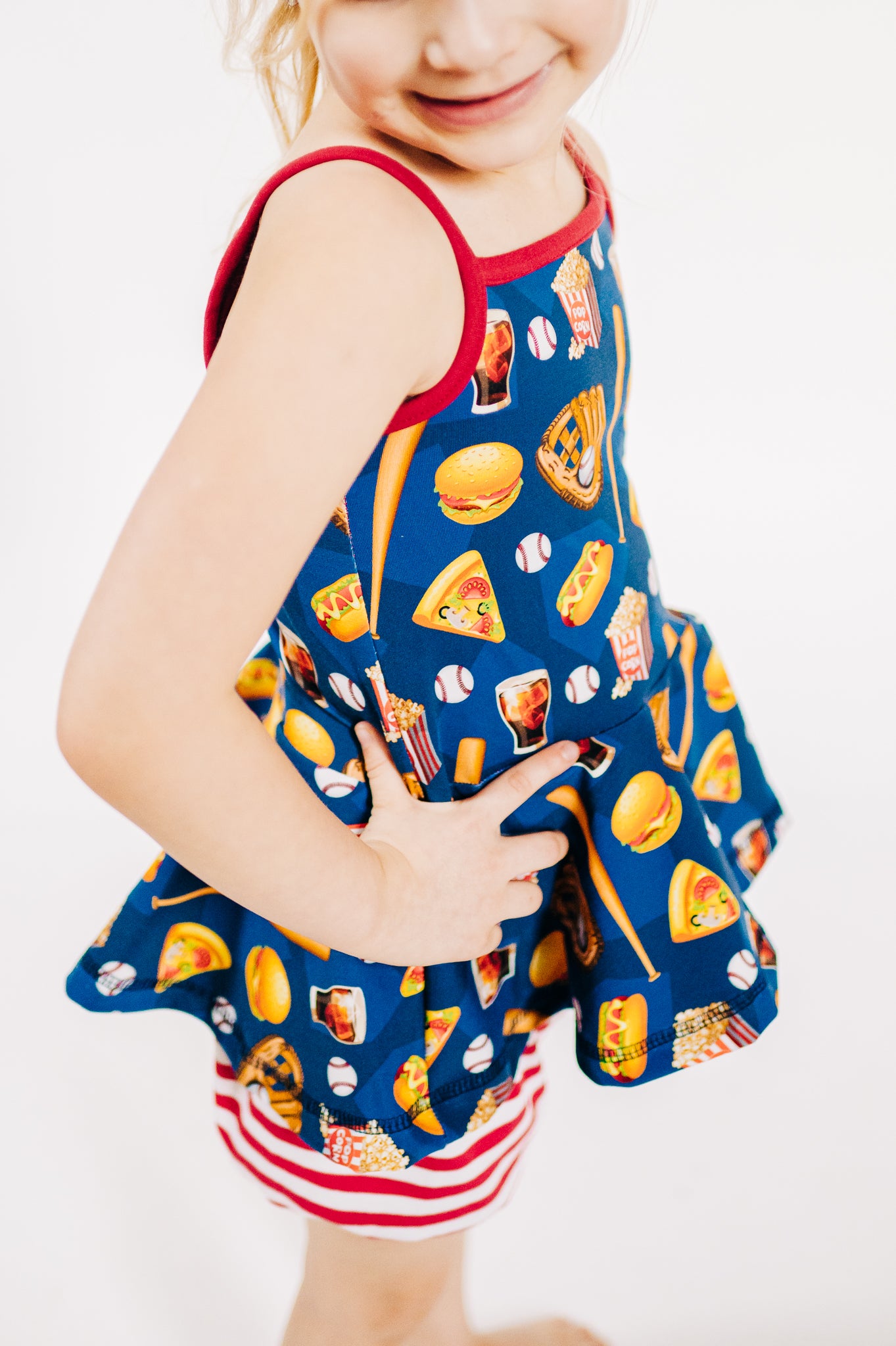 Ball Park Darcy Peplum Top (Ships in 2 Weeks)