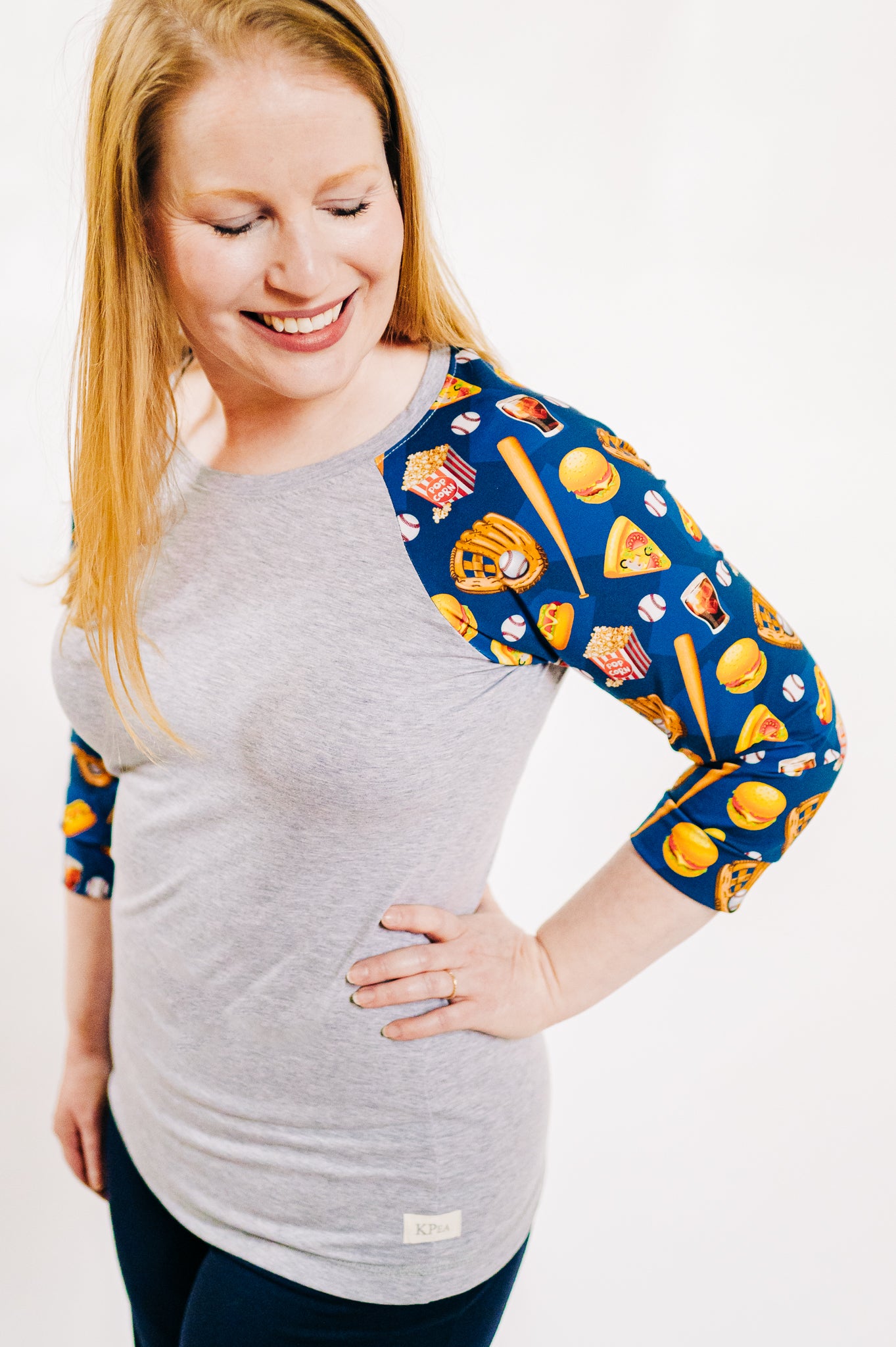 Ladies Navy Blue Big Ruffle Pants