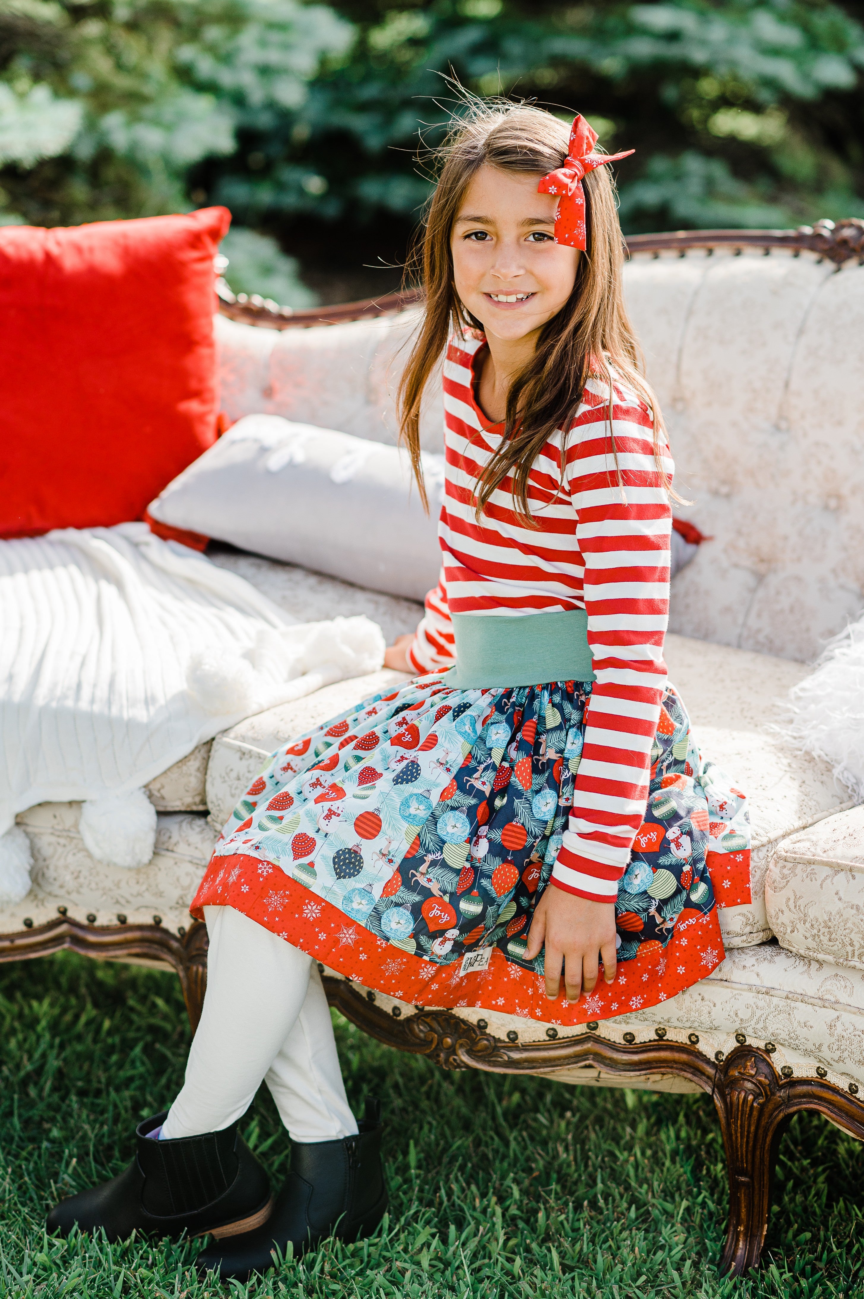 Candy Cane Alyssa Top