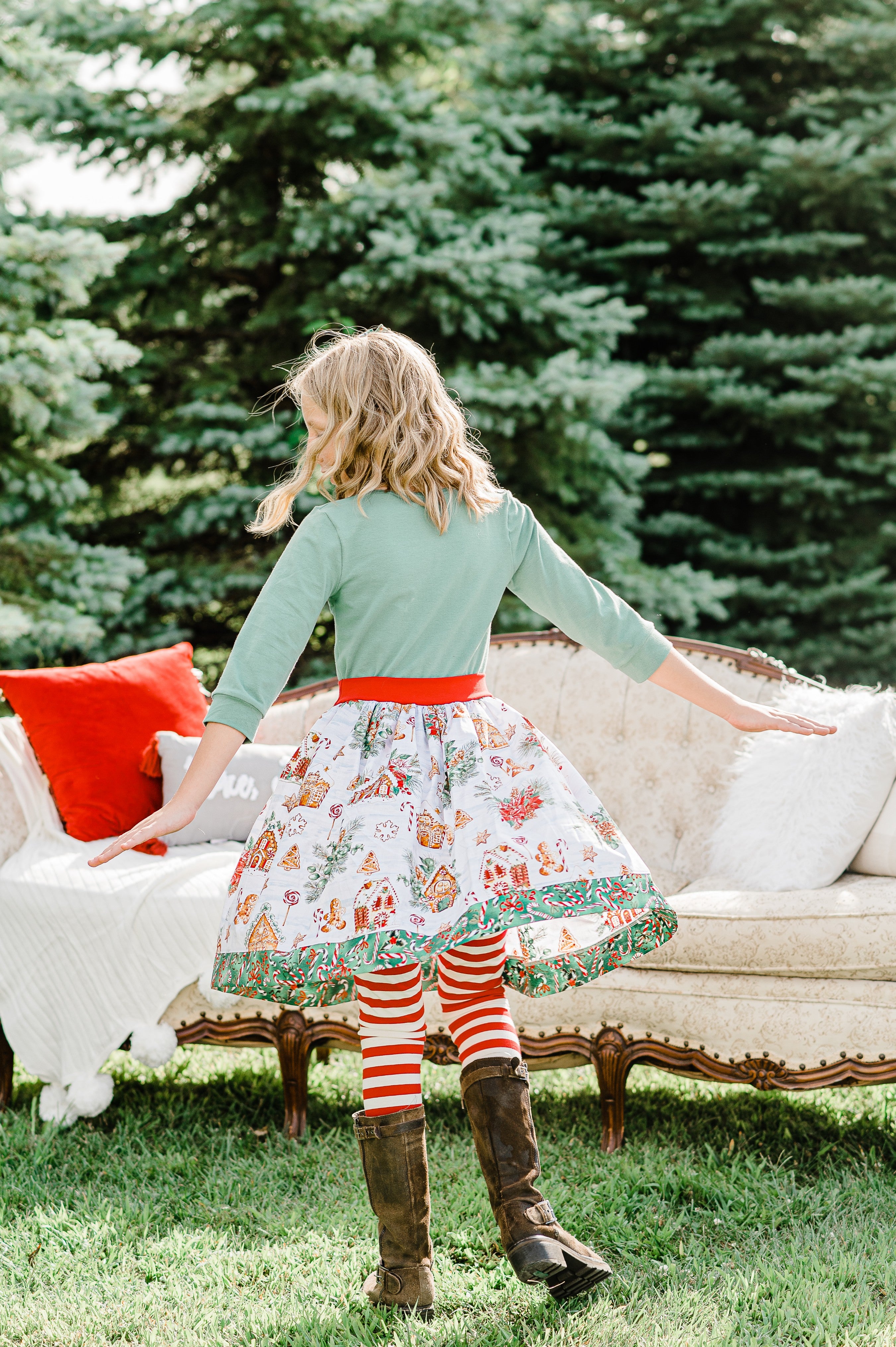 Candy Cane Leggings