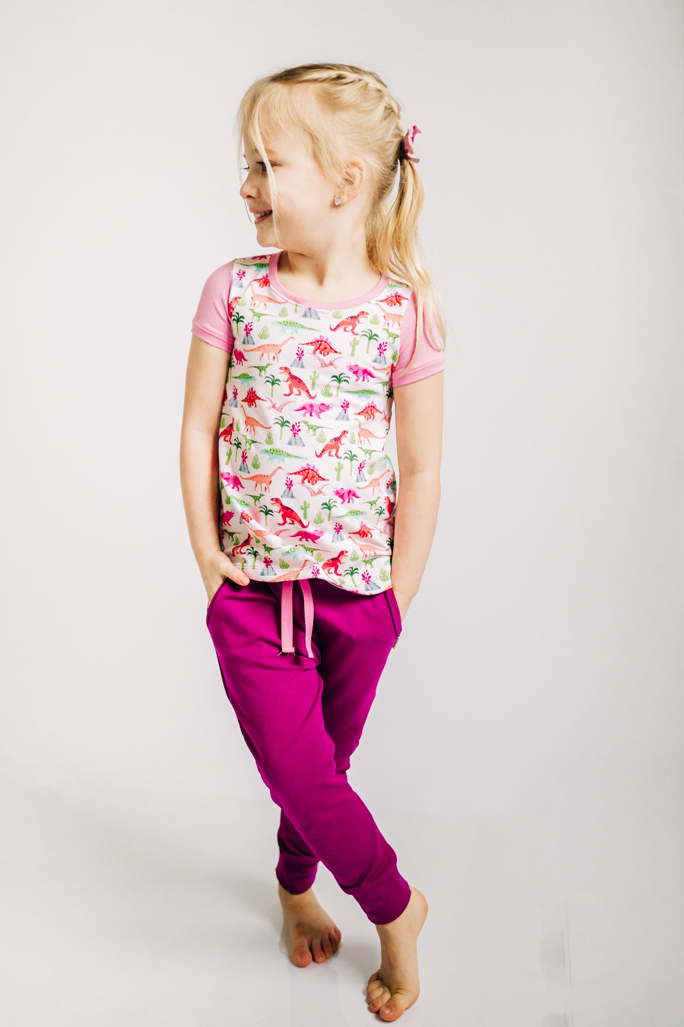 Berry-saurus French Terry Jogger