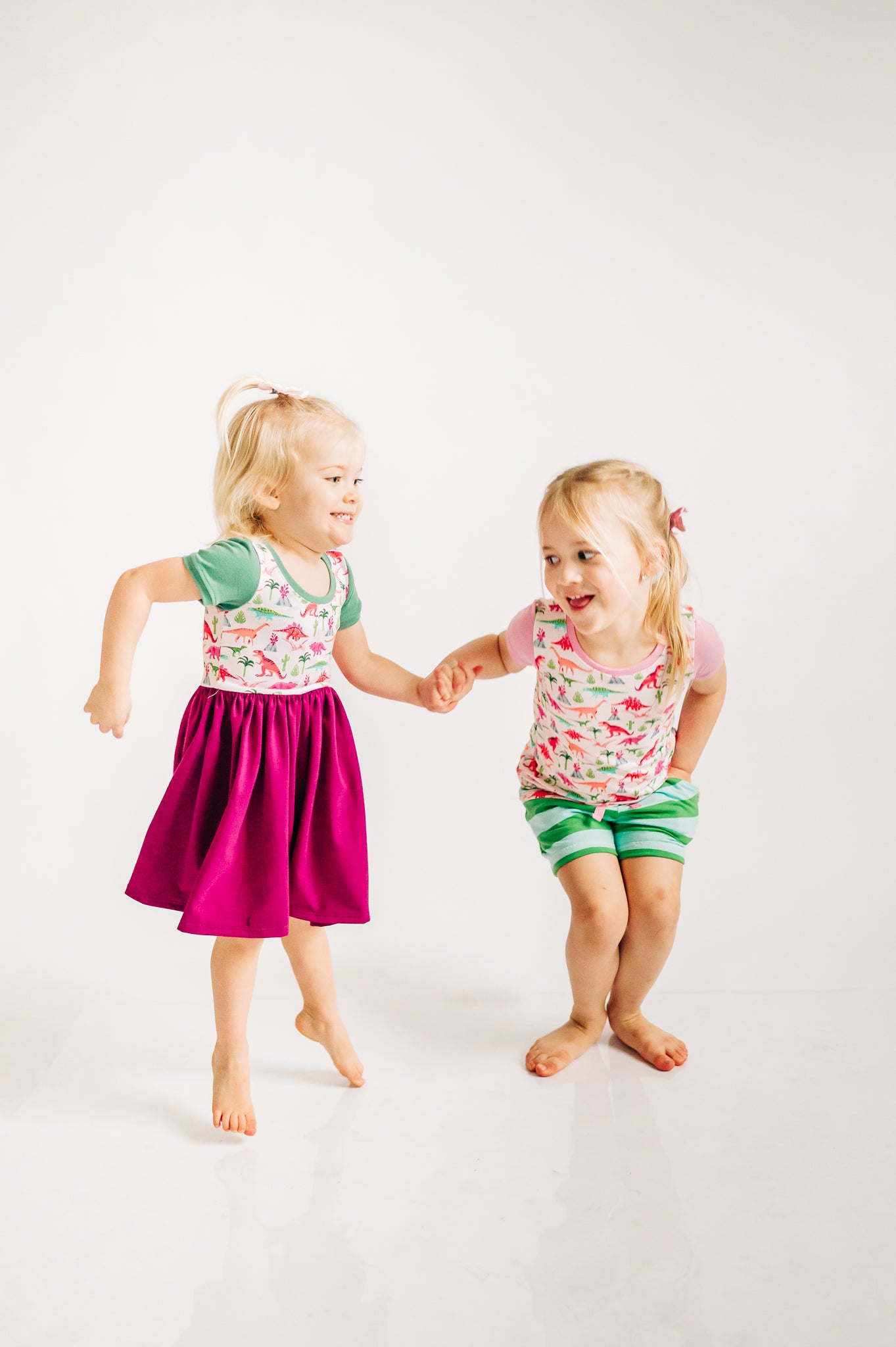 Tropical stripe Ellie Shorts