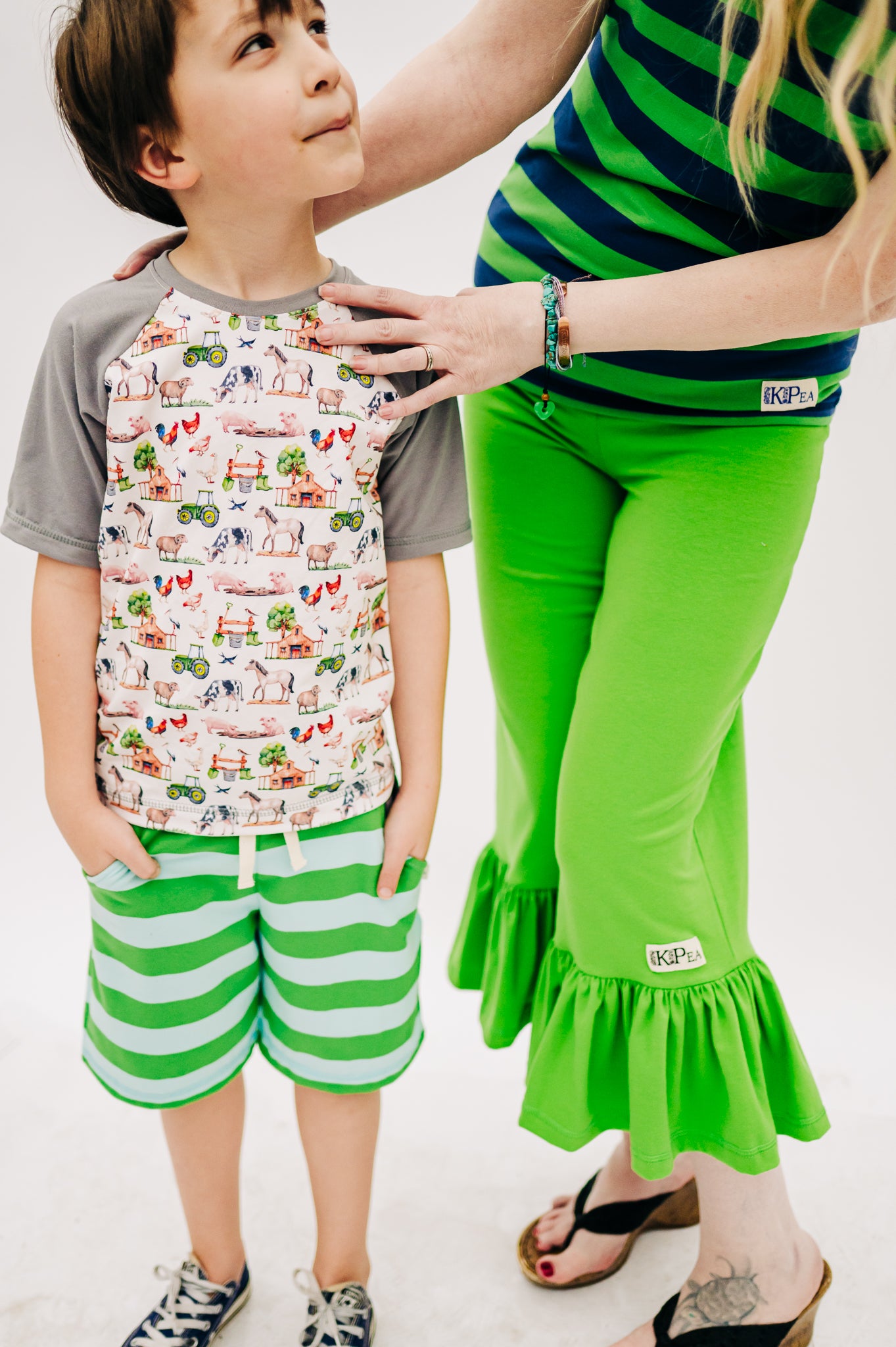 Grass and Sky Hudson Shorts (Ships in 2 Weeks)